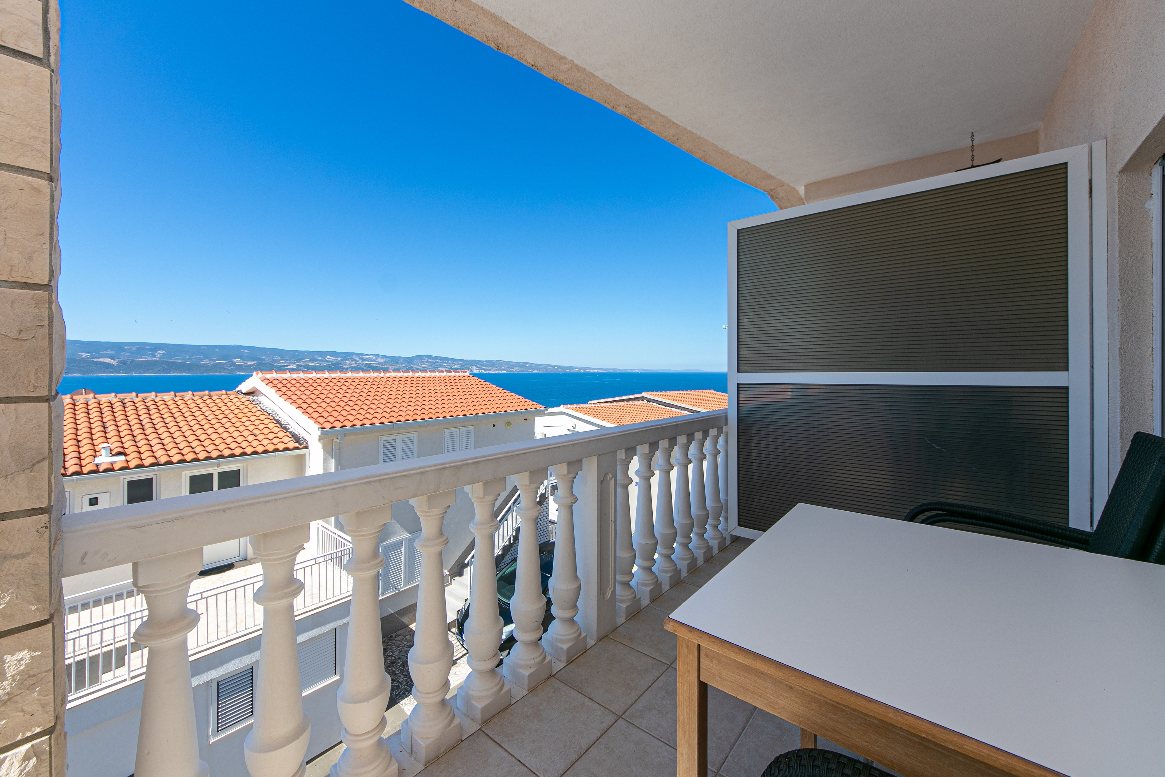 Studio flat with terrace and sea view Stanići, Omiš  AS-c