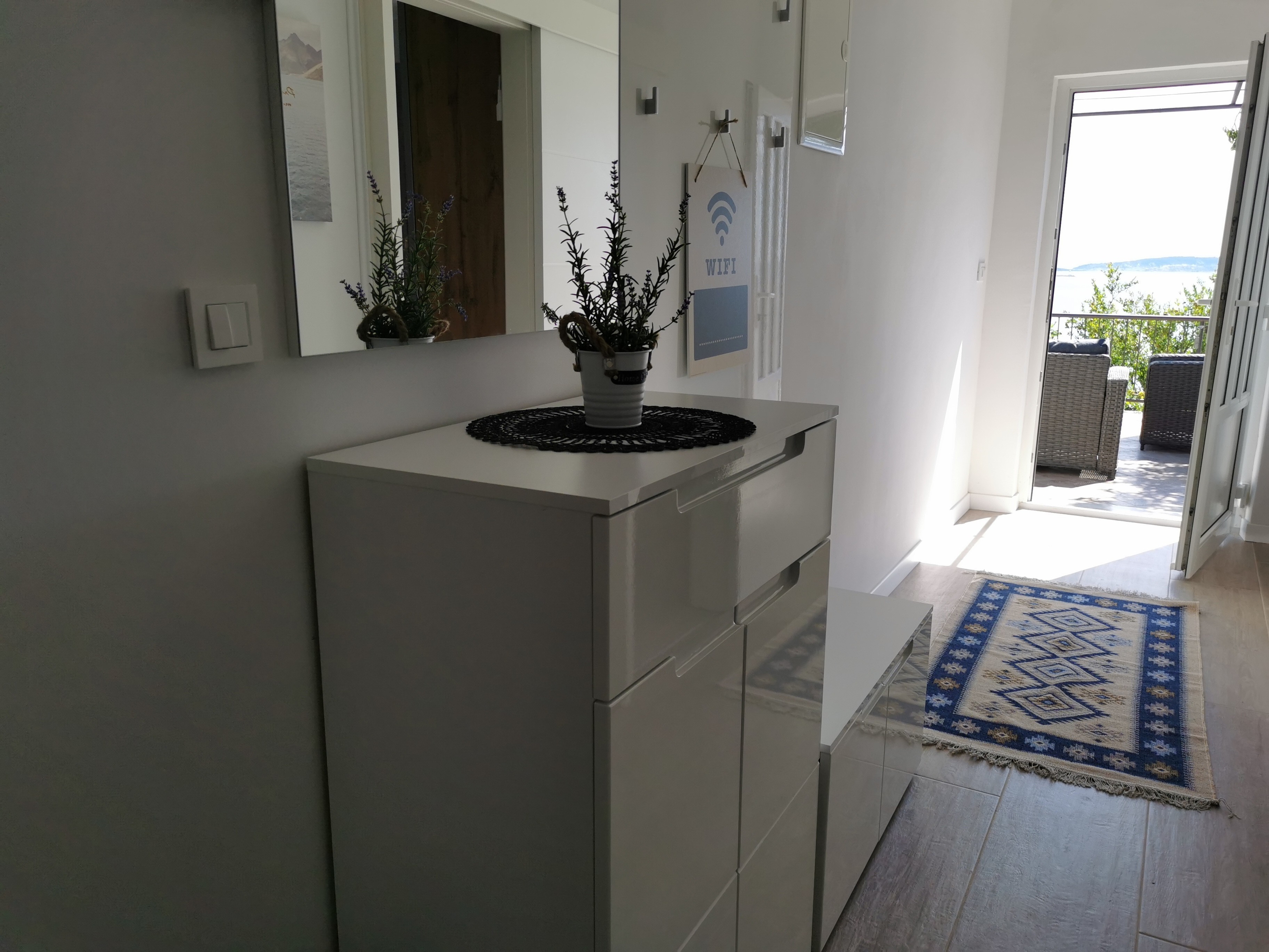 Two bedroom house with terrace and sea view Postup, Pelješac  K