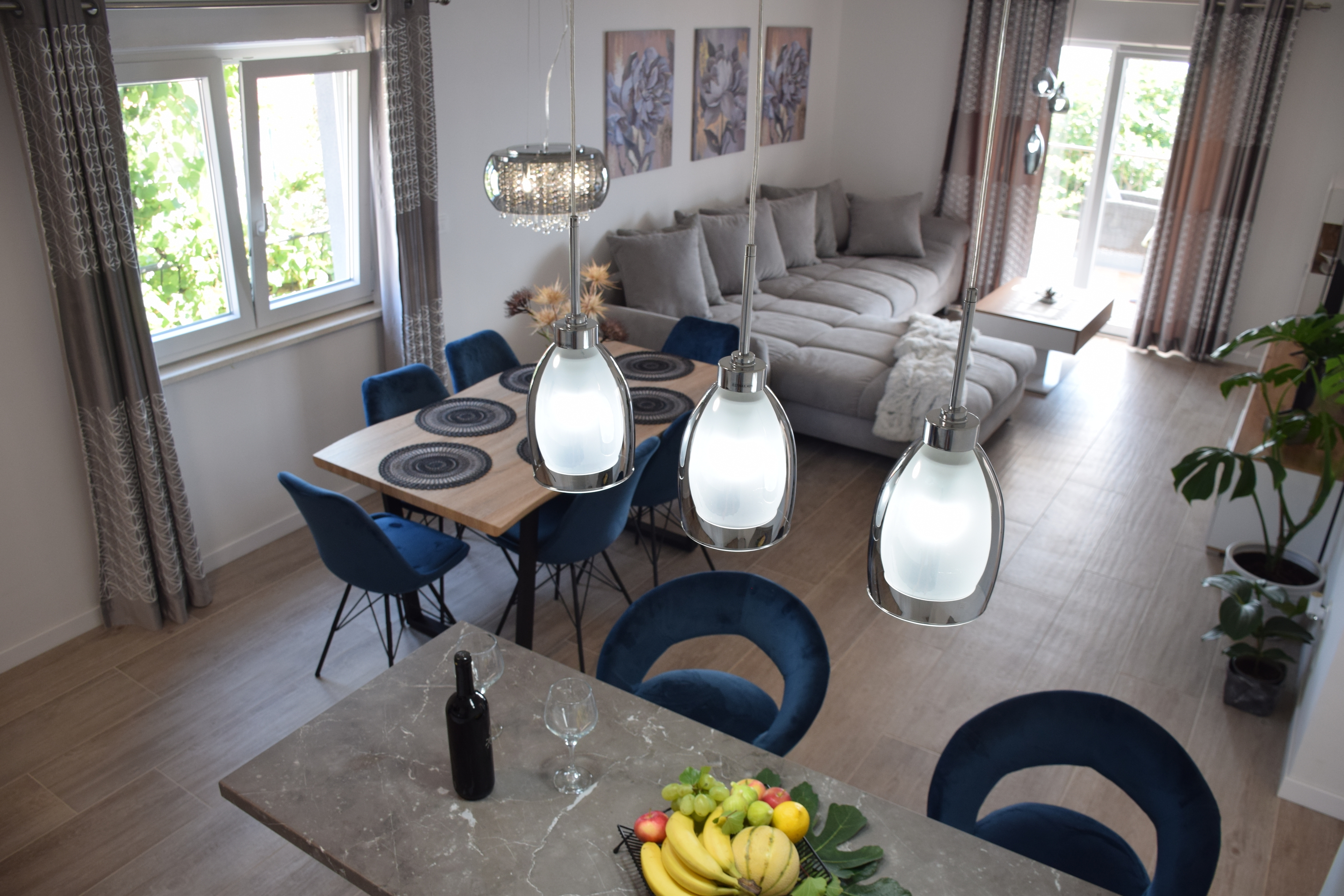 Two bedroom house with terrace and sea view Postup, Pelješac  K