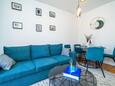 Rožat, Obývací pokoj v ubytování typu apartment, s klimatizací, domácí mazlíčci povoleni a WiFi.