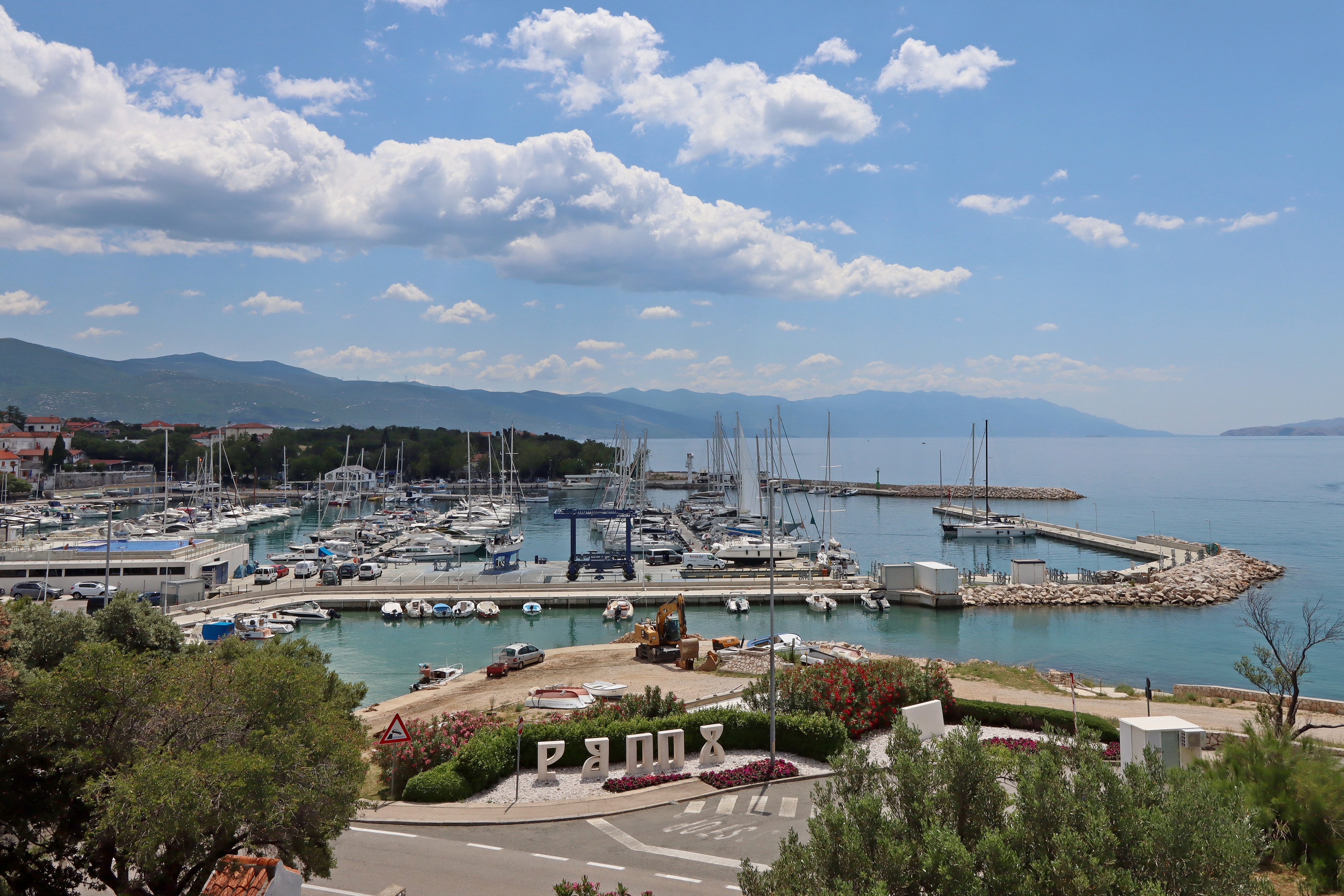 Studio flat with balcony and sea view Novi Vinodolski  AS-a