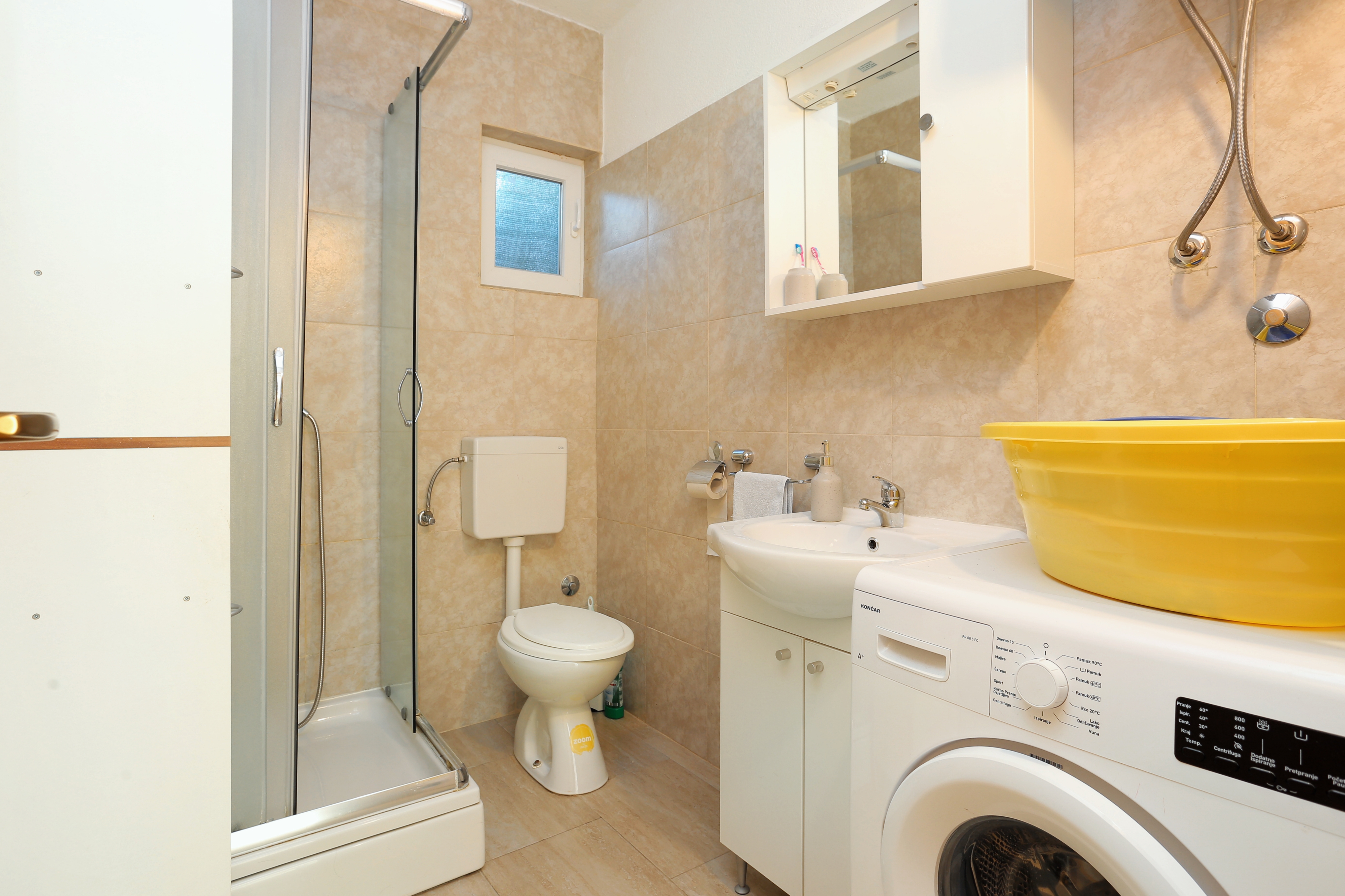 Three bedroom apartment with terrace and sea view Kanica, Rogoznica  A-c