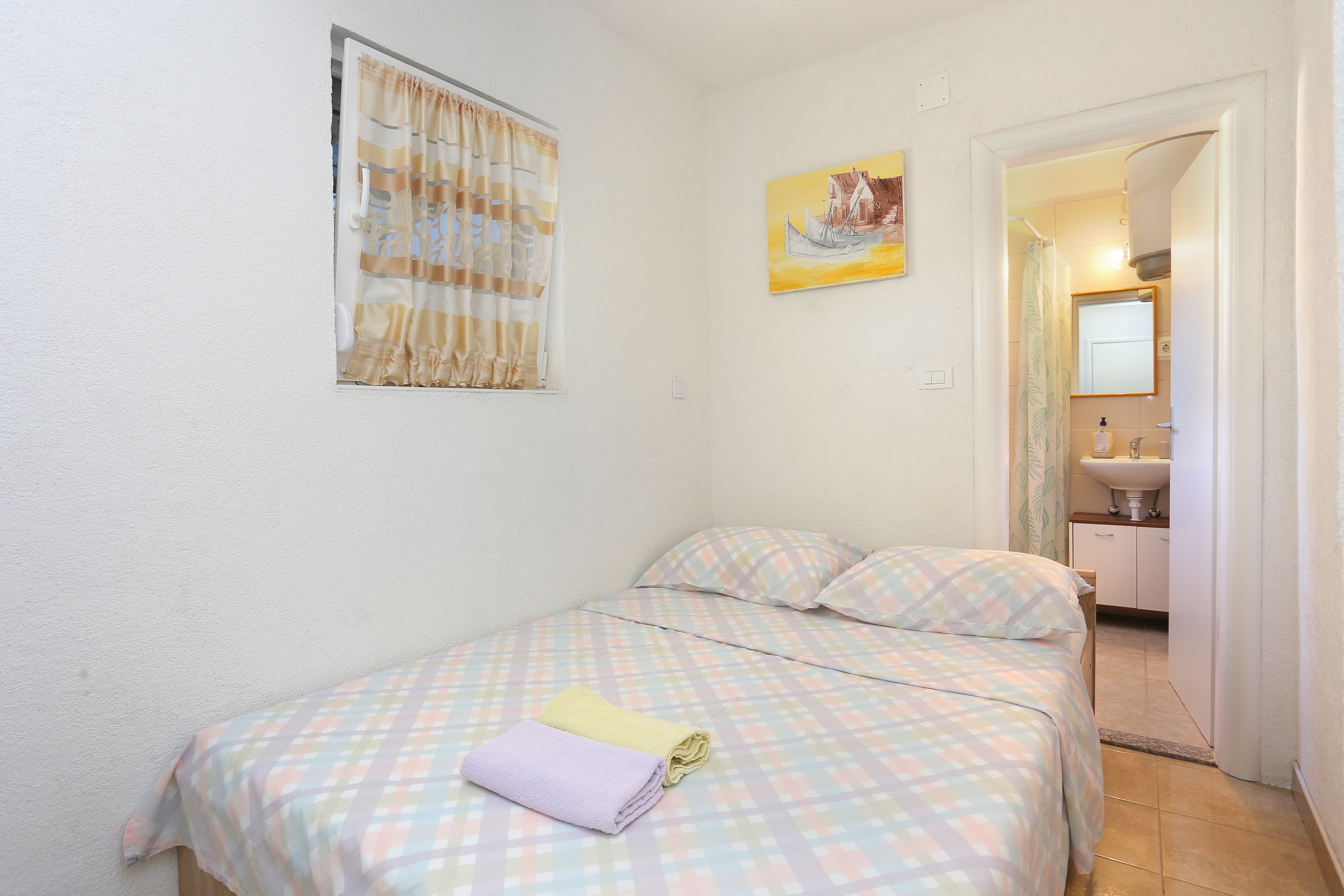 Three bedroom apartment with terrace and sea view Kanica, Rogoznica  A-c