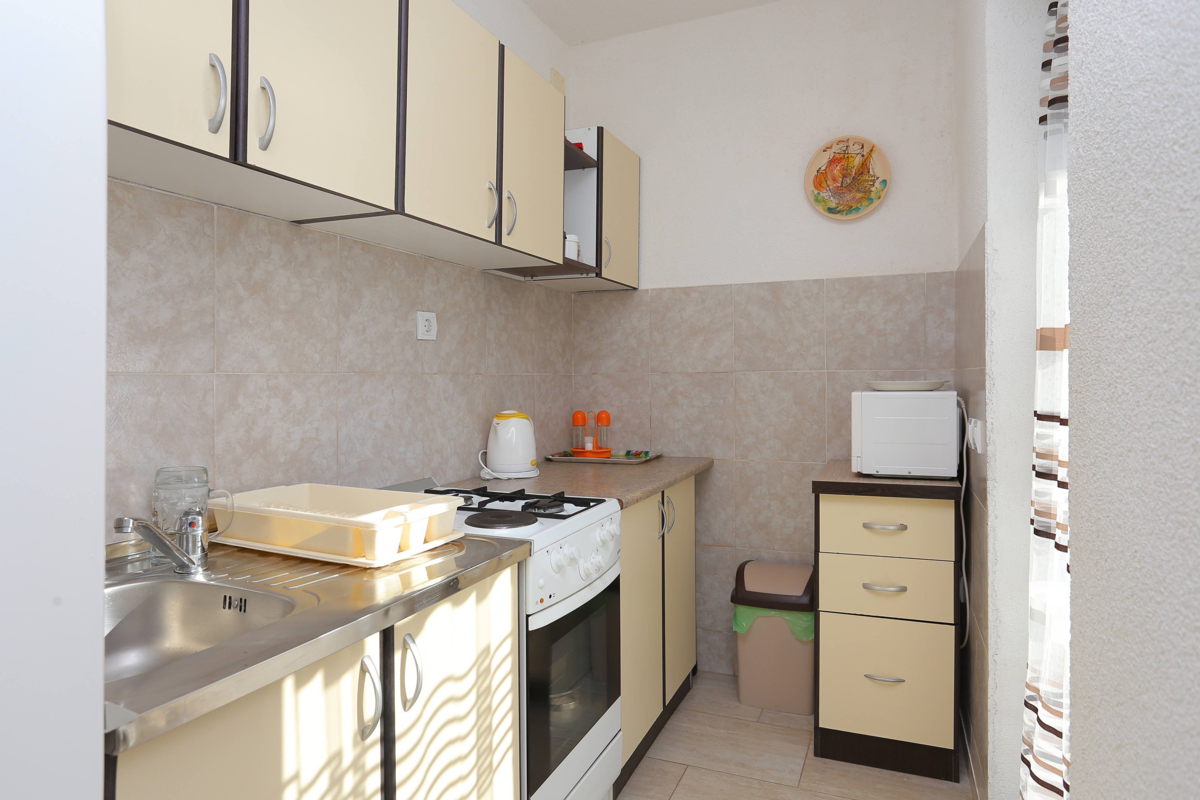 Three bedroom apartment with terrace and sea view Kanica, Rogoznica  A-c