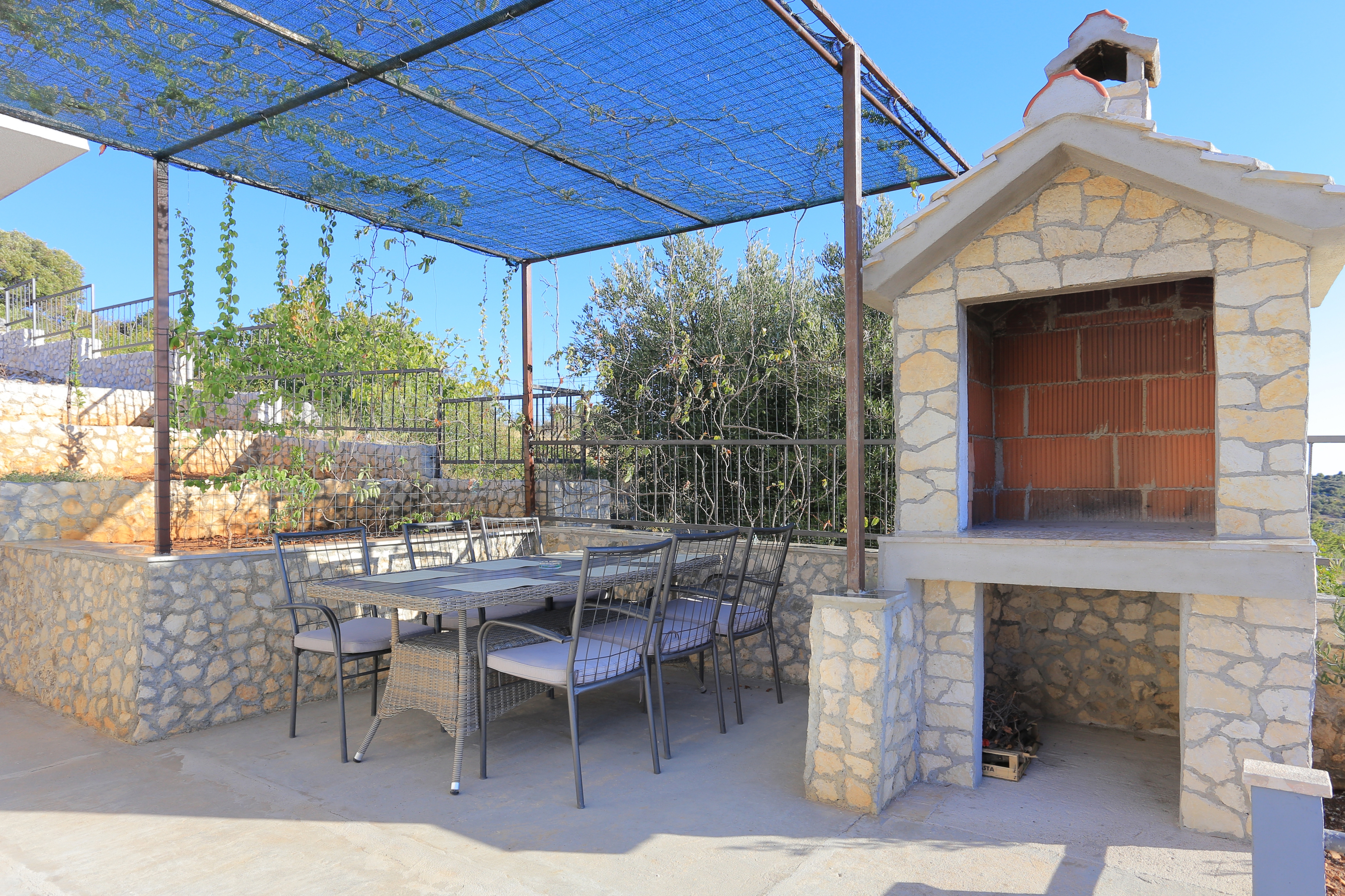 Three bedroom apartment with terrace and sea view Kanica, Rogoznica  A-c