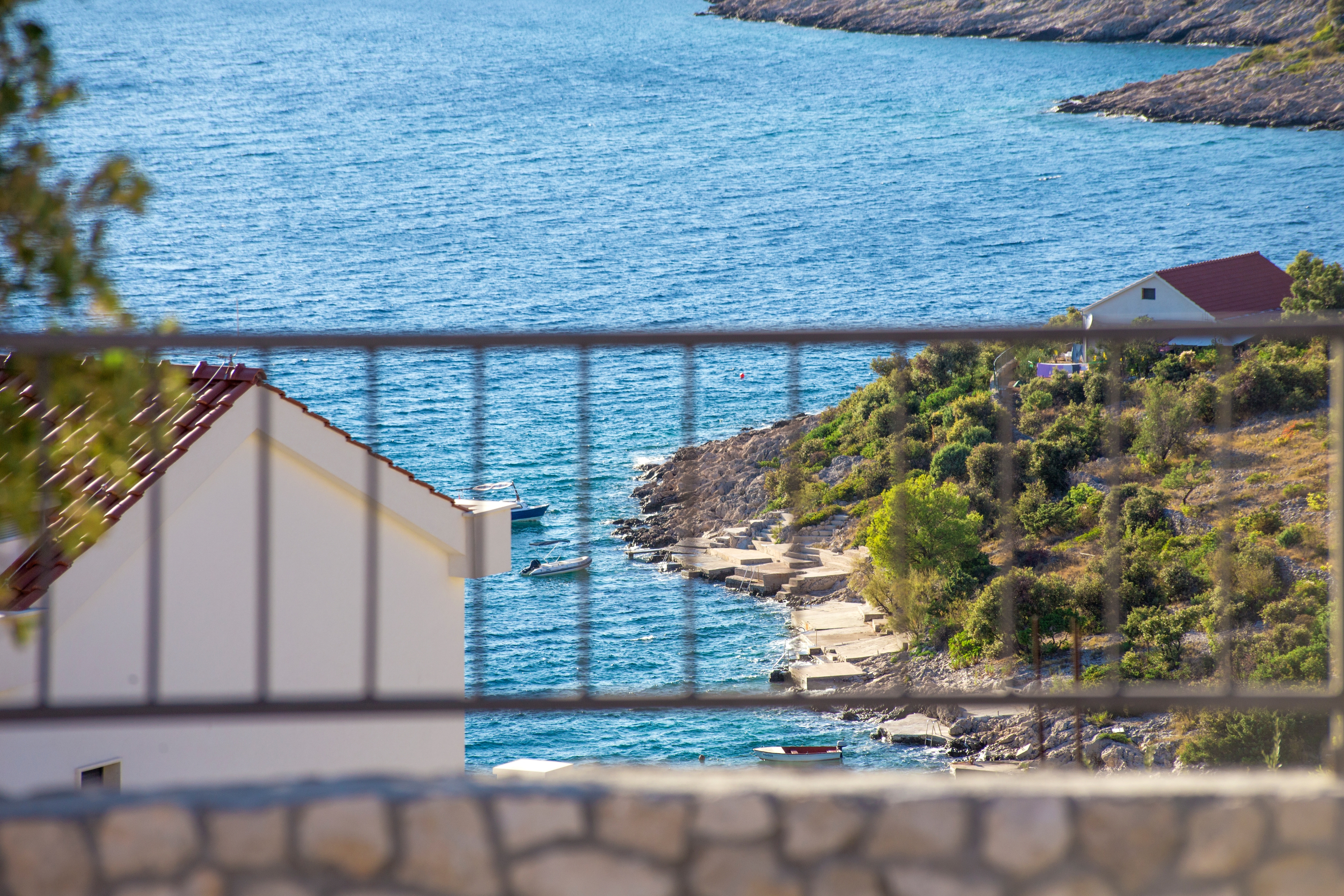 Three bedroom apartment with terrace and sea view Kanica, Rogoznica  A-c