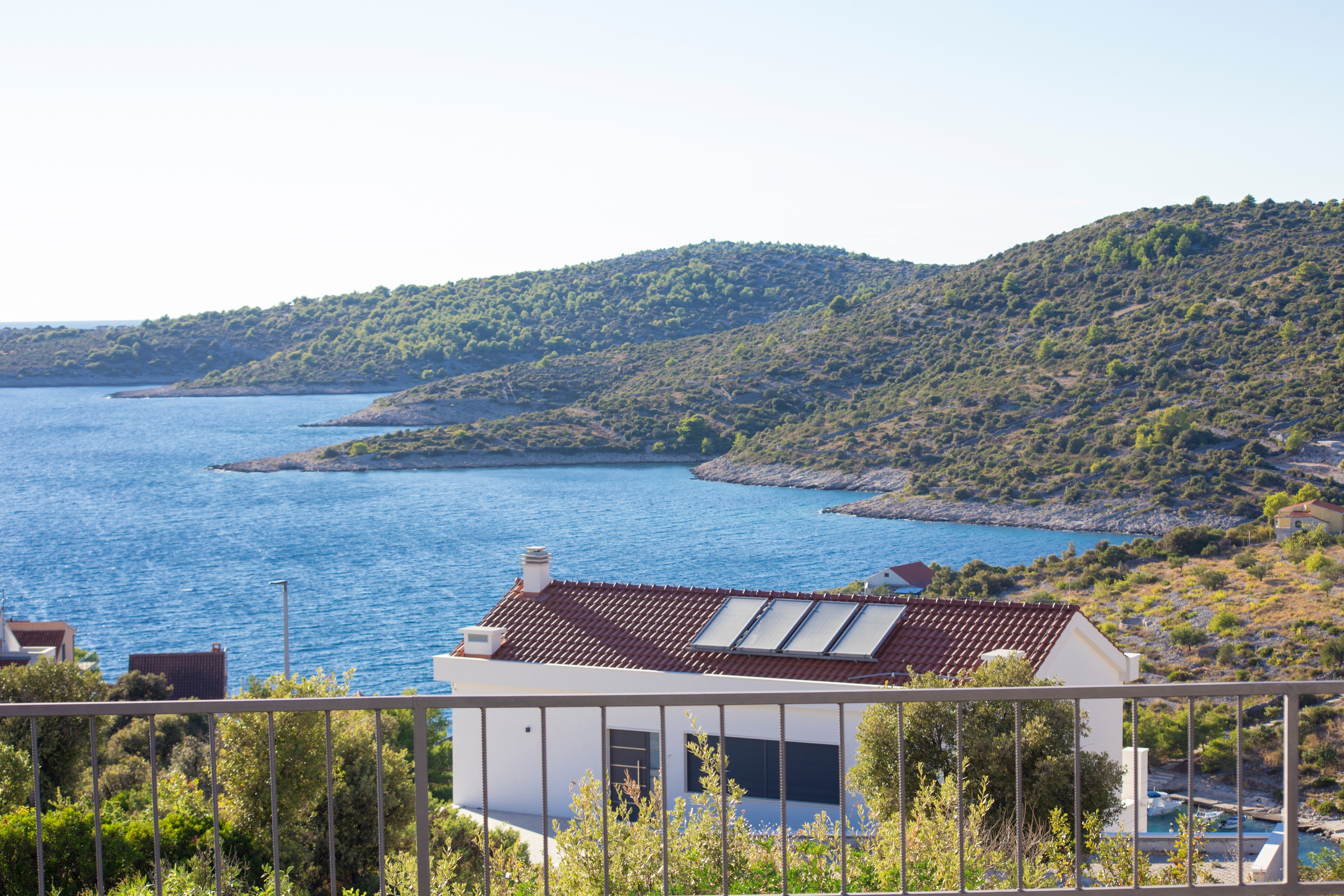 Three bedroom apartment with terrace and sea view Kanica, Rogoznica  A-c