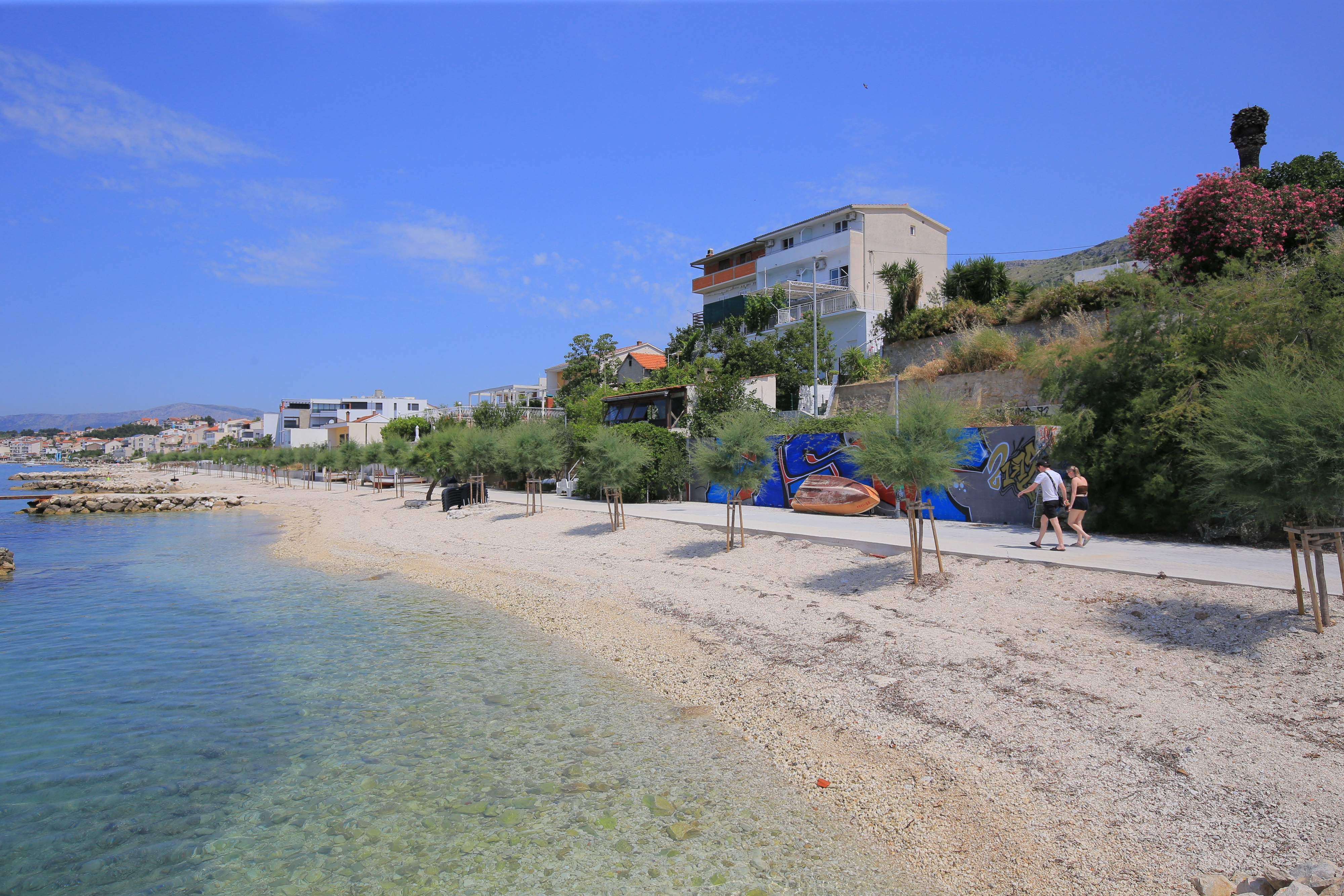 Studio flat near beach Podstrana, Split (AS-19987-d)