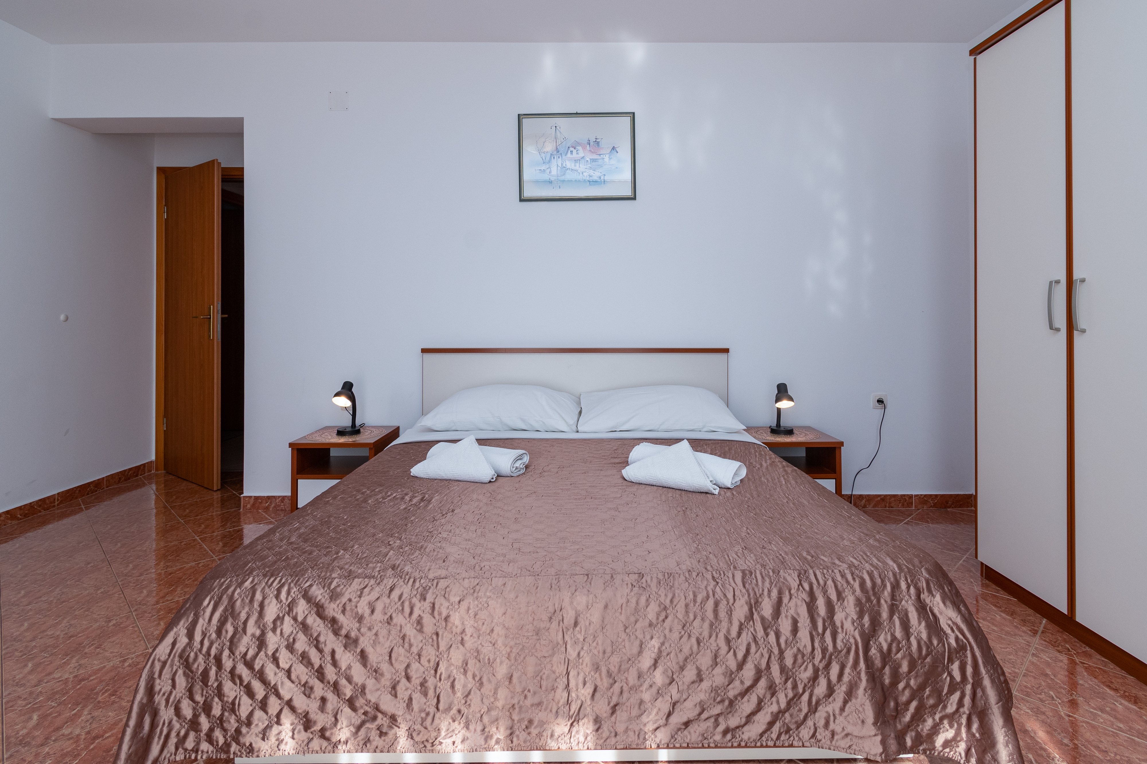 Two bedroom apartment with balcony and sea view Dramalj, Crikvenica  A-e