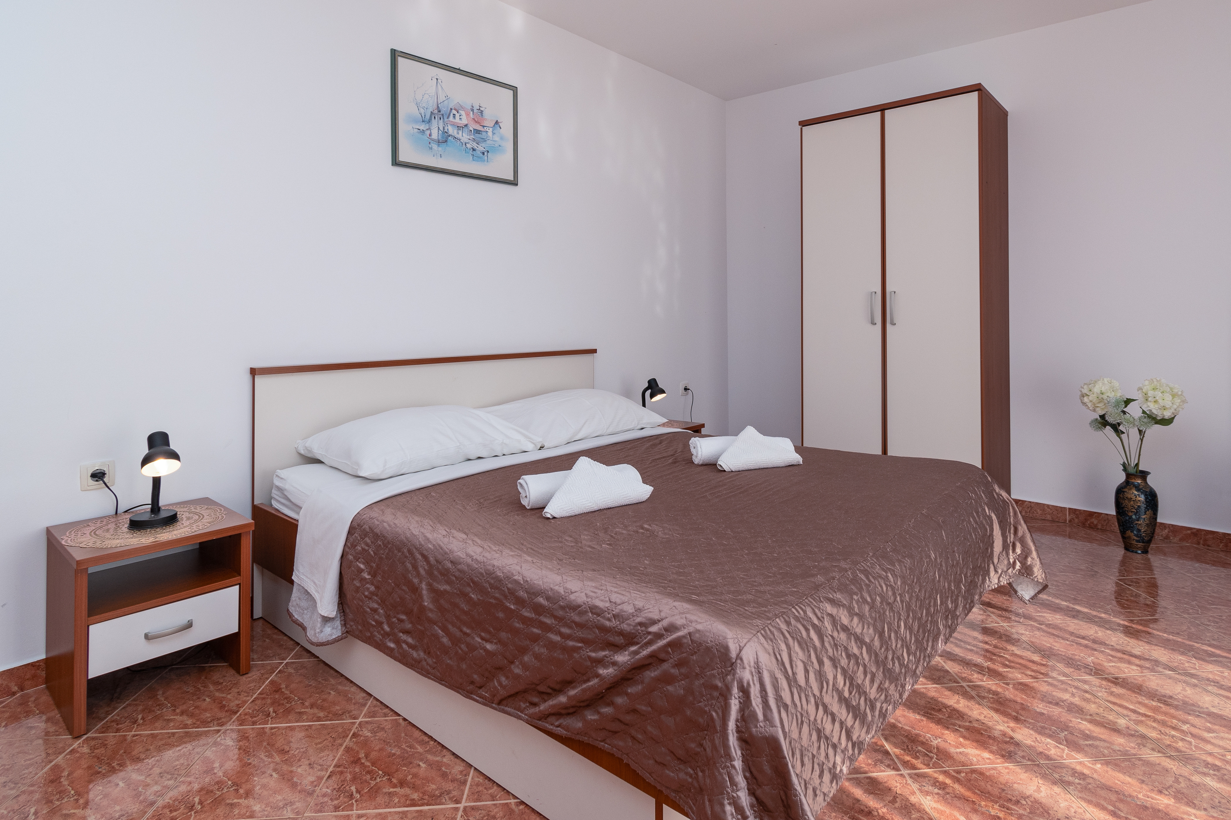 Two bedroom apartment with balcony and sea view Dramalj, Crikvenica  A-e