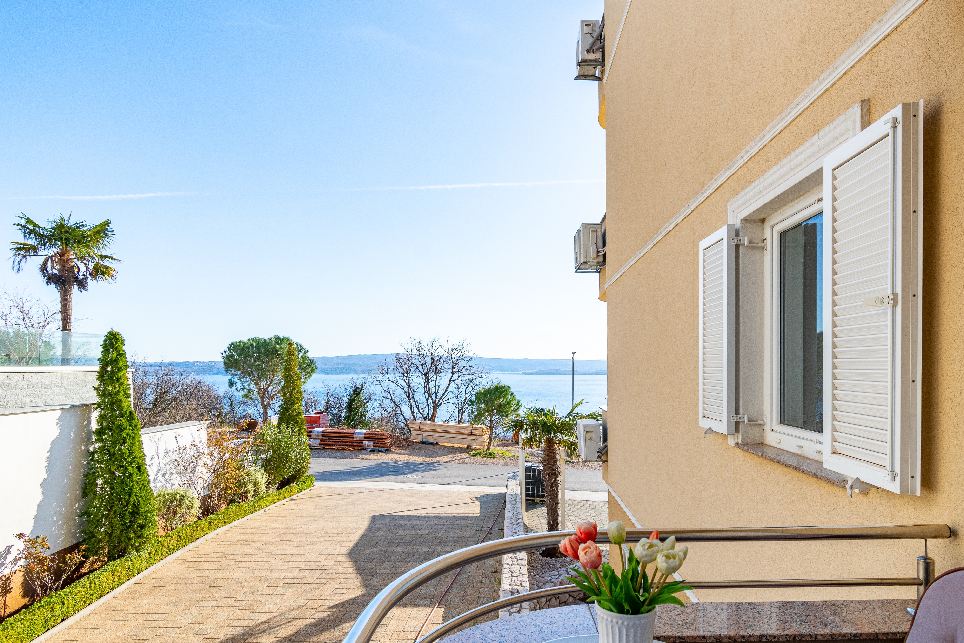Studio flat with balcony and sea view Dramalj, Crikvenica  AS-a