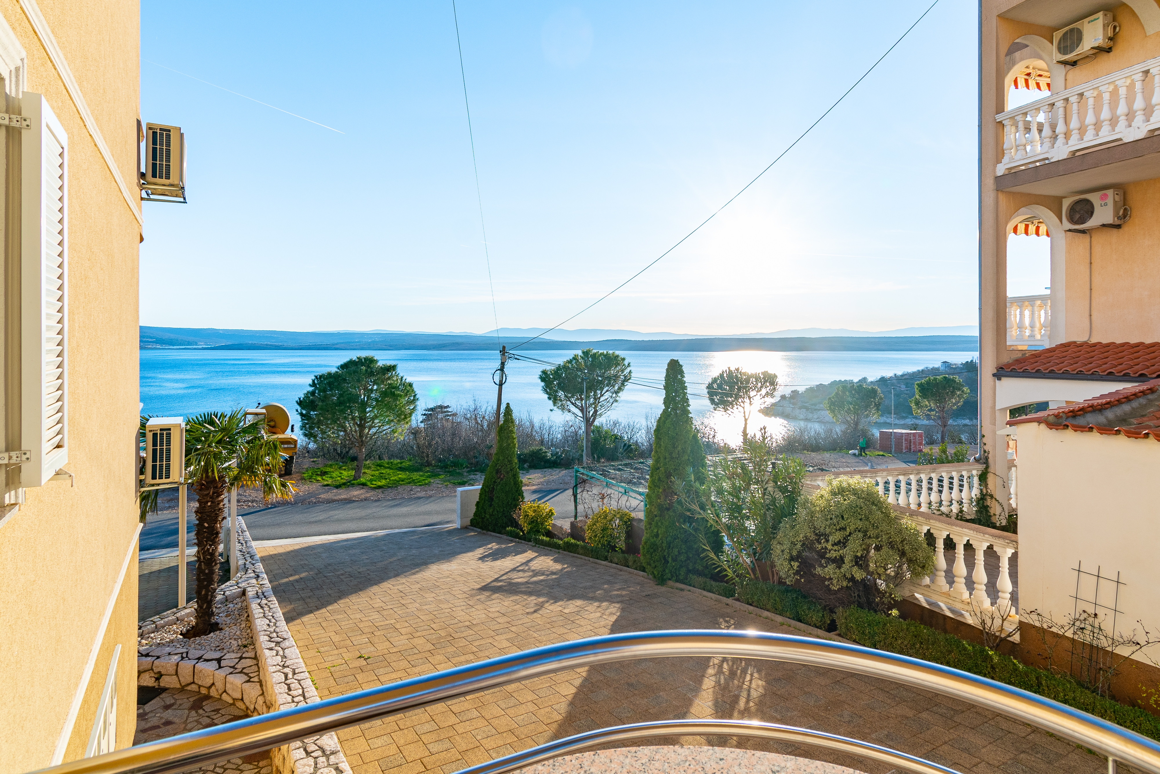 Studio flat with balcony and sea view Dramalj, Crikvenica  AS-b