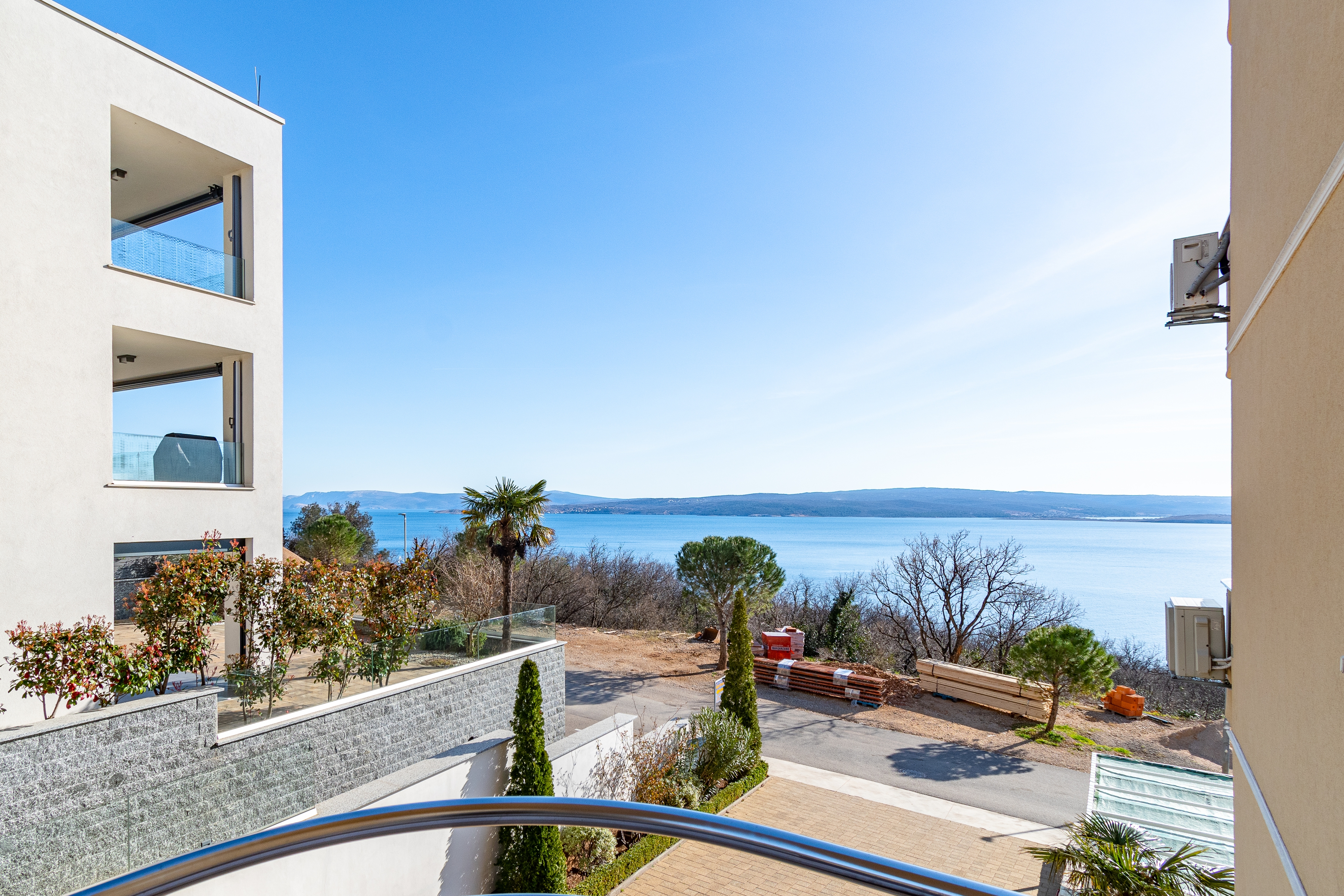 Studio flat with balcony and sea view Dramalj, Crikvenica  AS-c