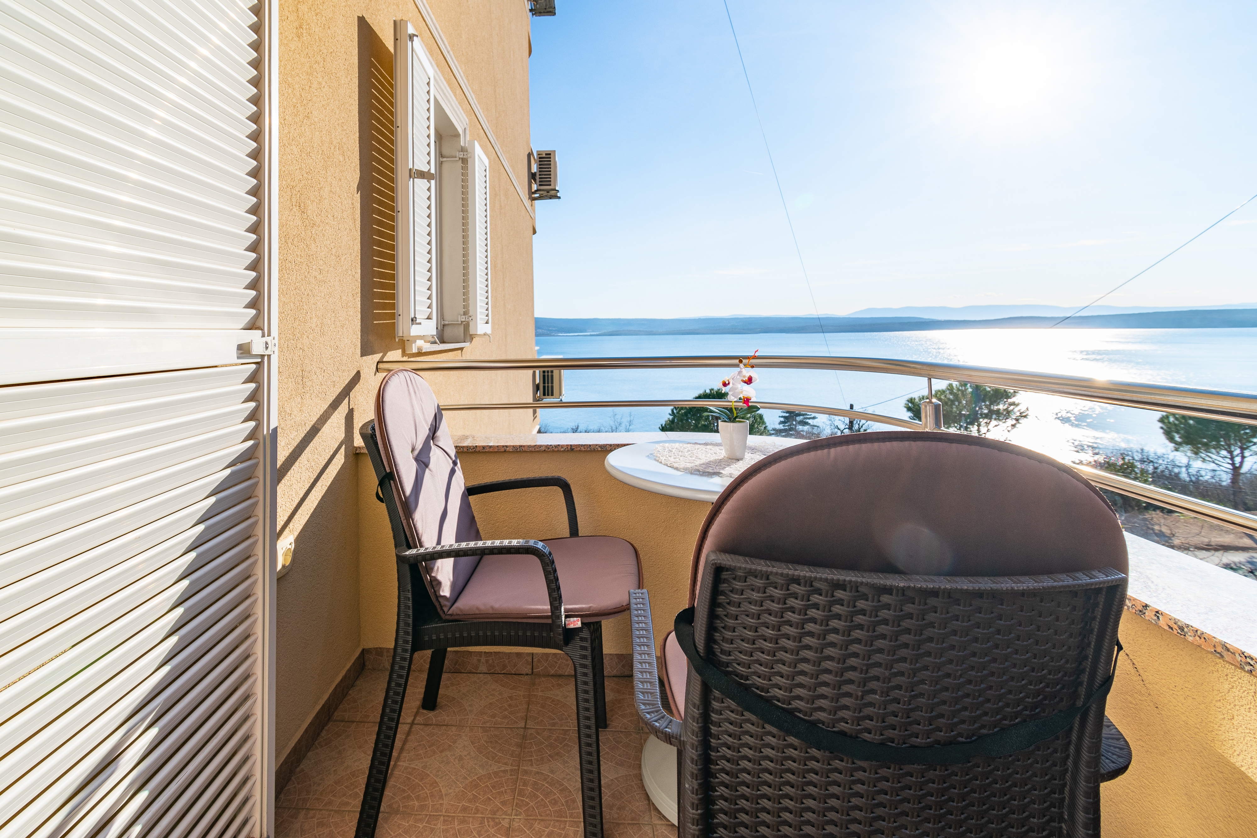 Studio flat with balcony and sea view Dramalj, Crikvenica (AS-19997-d) Studio flat with balcony and sea view Dramalj, Crikvenica (AS-19997-d)