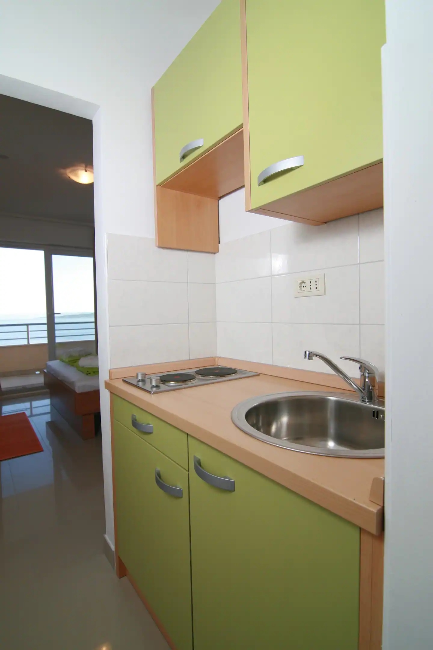 Studio flat with terrace and sea view Brela, Makarska (AS-19998-b)