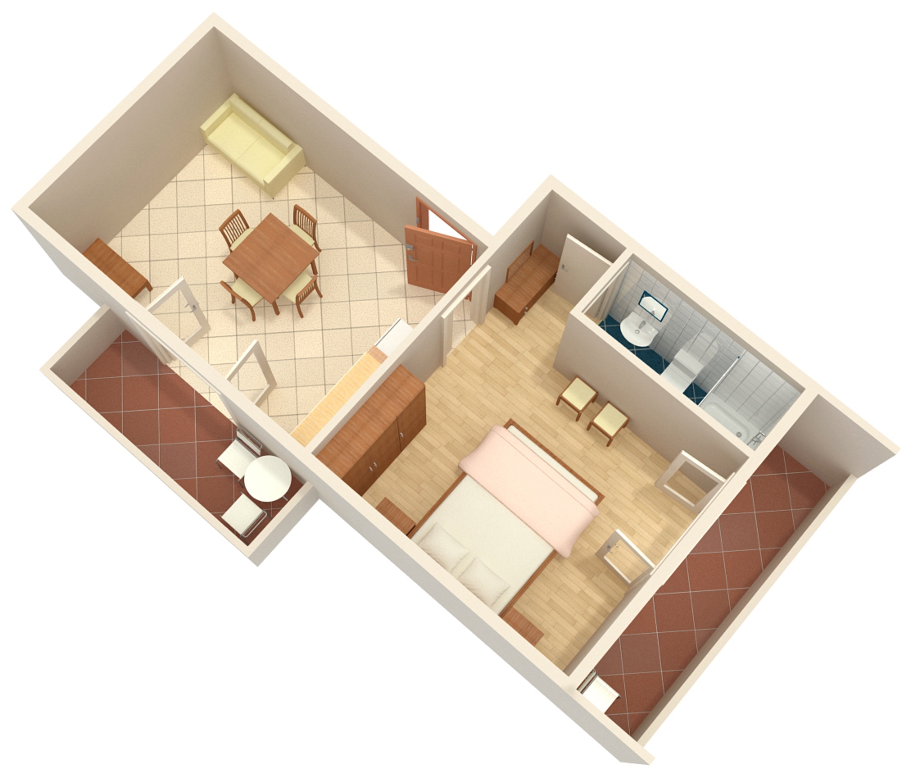 One bedroom apartment near beach Supetarska Draga - Donja, Rab  A-c