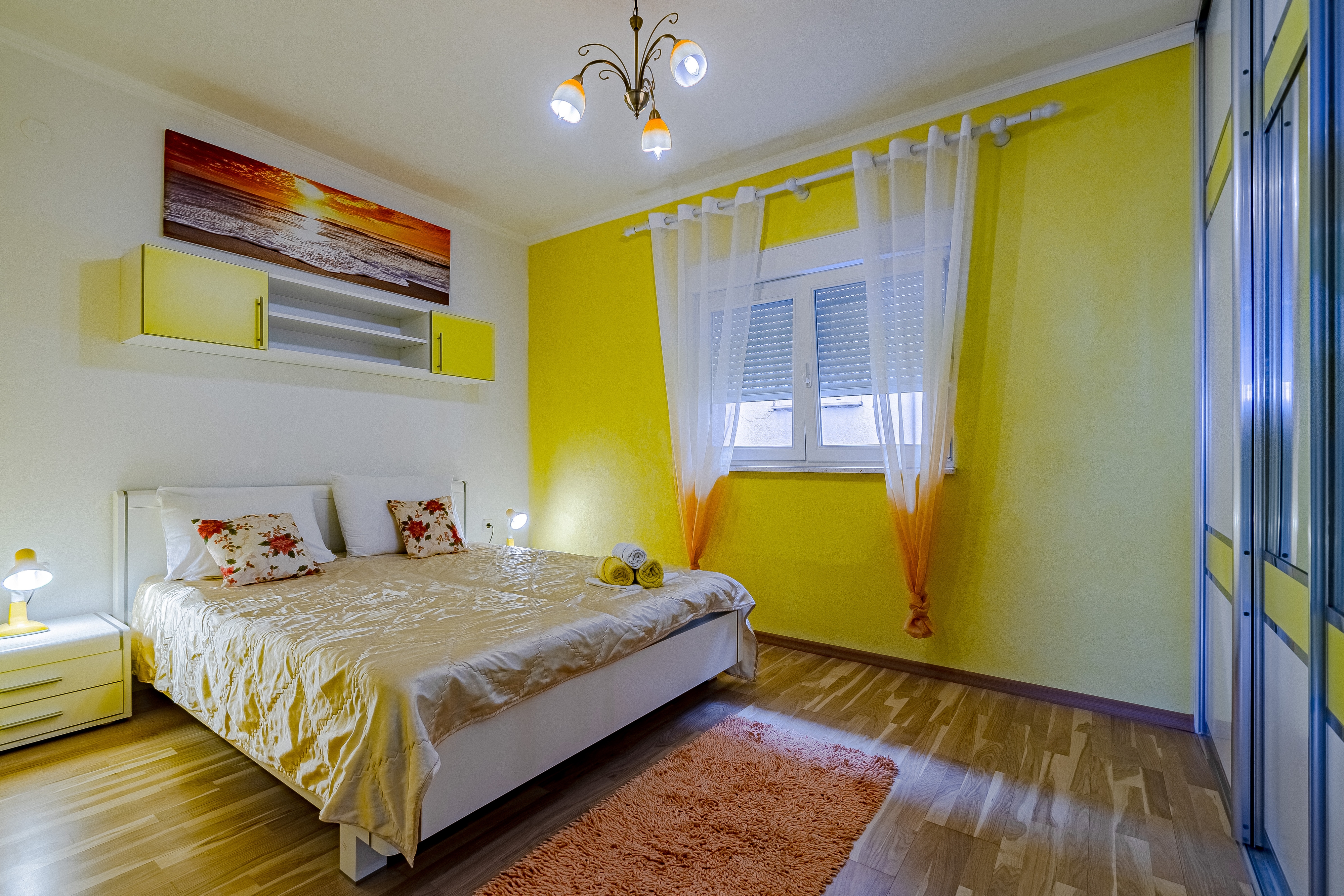 Two bedroom apartment with terrace and sea view Orebić, Pelješac  A-a
