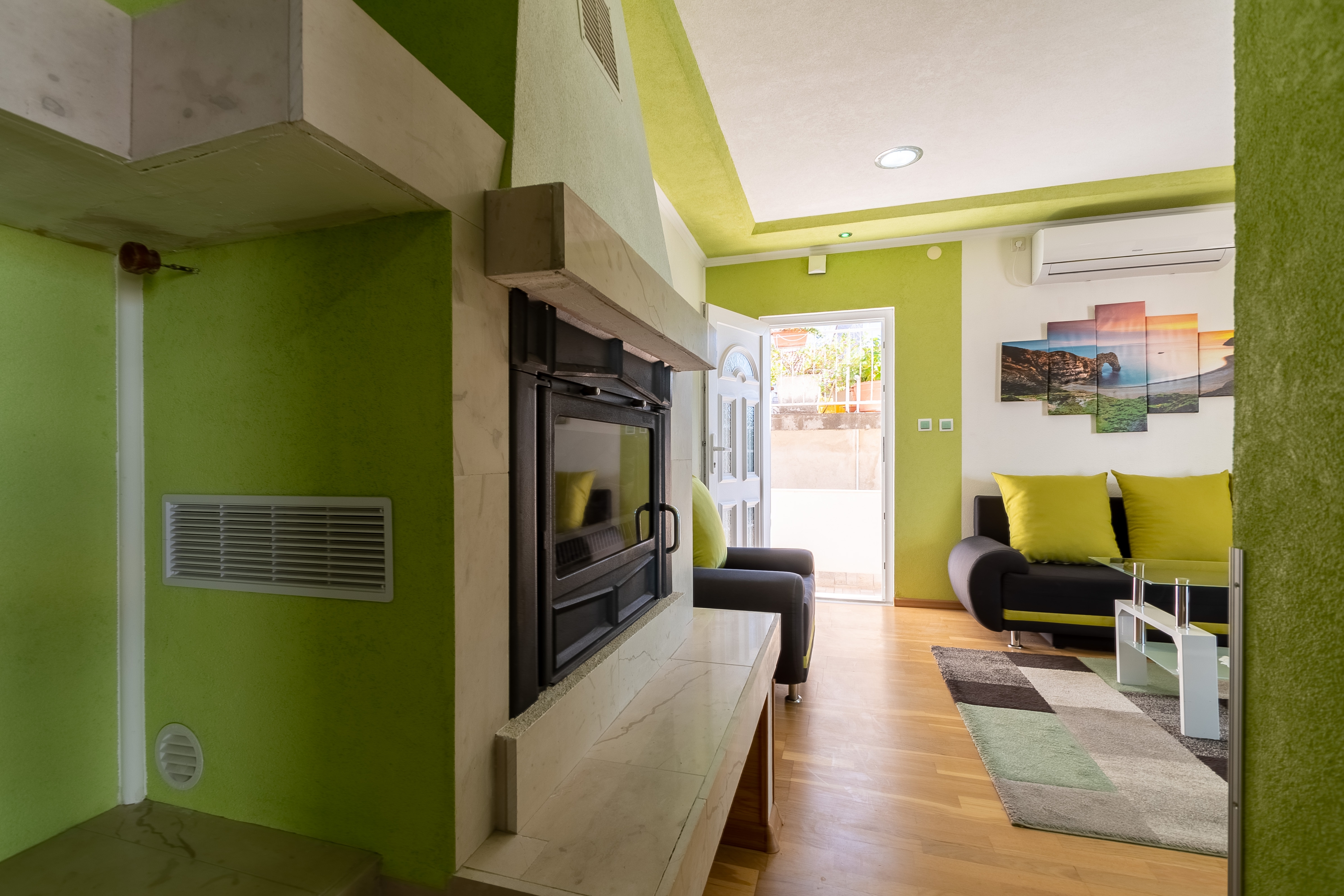 Two bedroom apartment with terrace and sea view Orebić, Pelješac (A-20010-a)