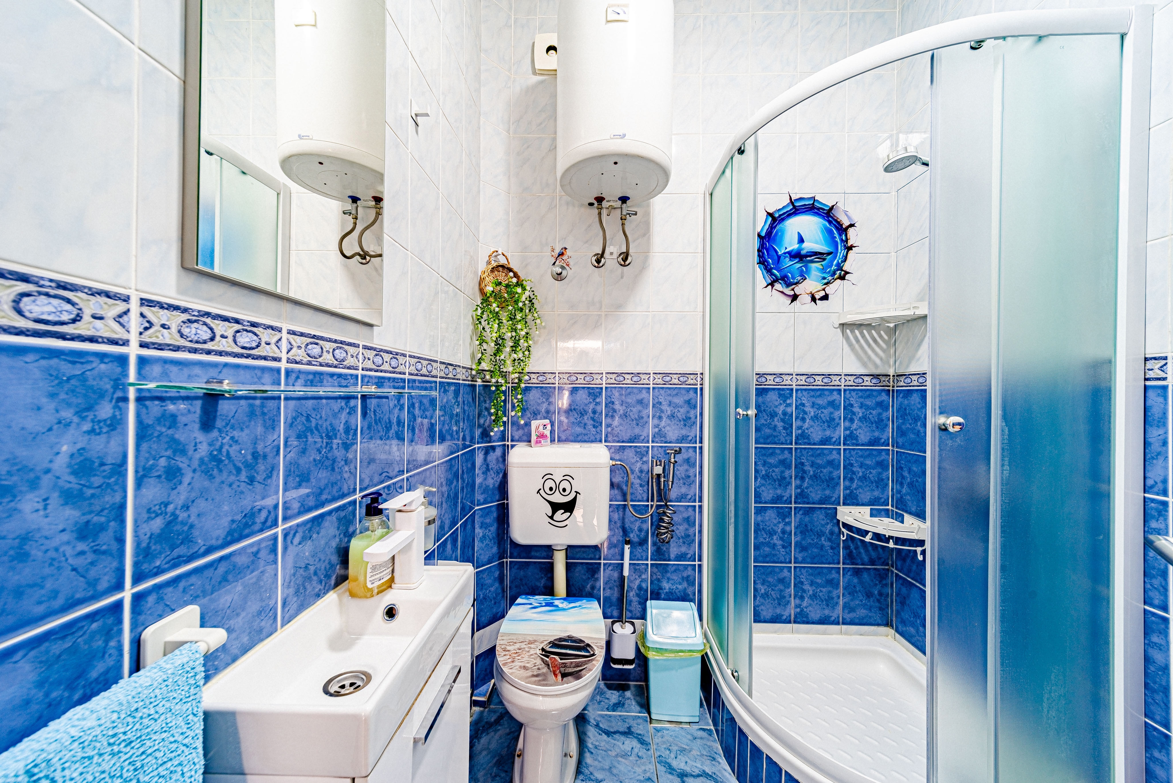 One bedroom apartment with terrace Orebić, Pelješac  A-b