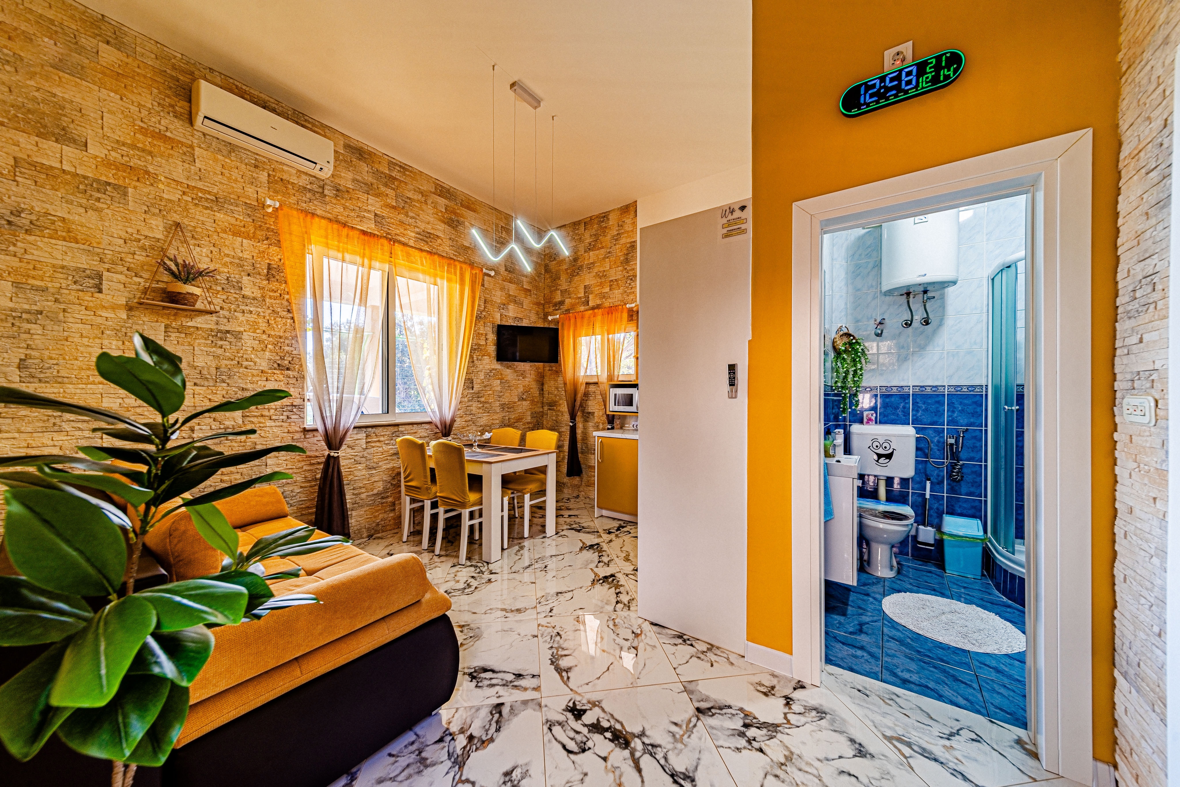 One bedroom apartment with terrace Orebić, Pelješac (A-20010-b)