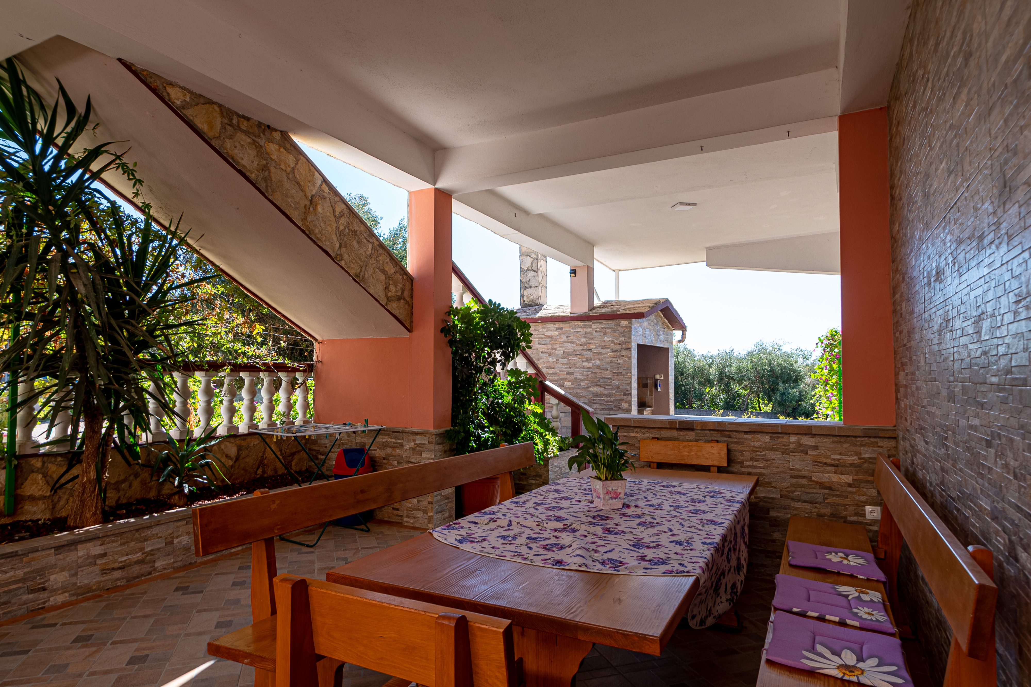 One bedroom apartment with terrace Orebić, Pelješac  A-b