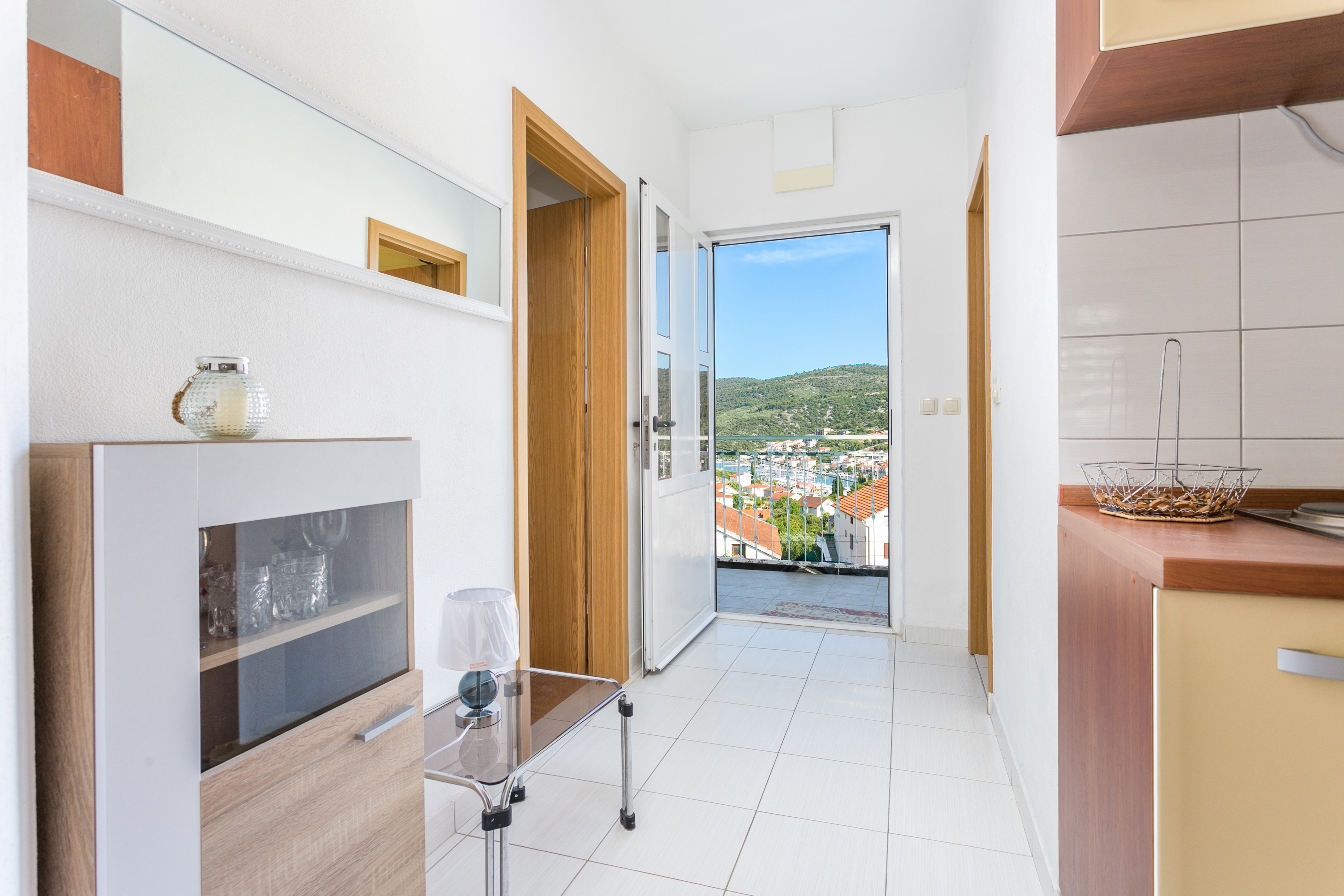Two bedroom apartment with balcony and sea view Marina, Trogir  A-a