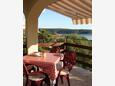 Supetarska Draga - Gonar, Terraza in the apartment, with a sea view y WiFi.