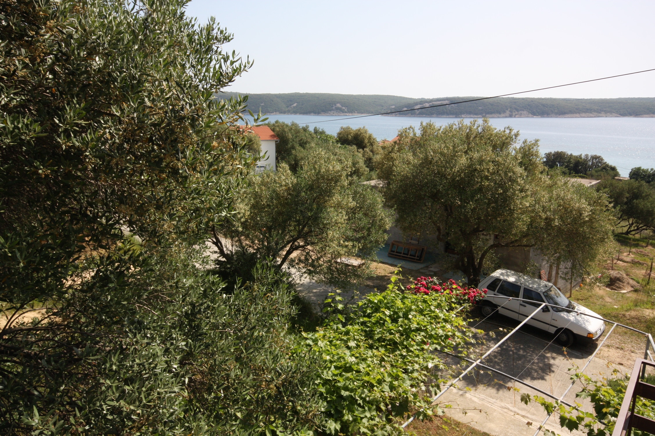 One bedroom apartment with terrace and sea view Supetarska Draga - Gonar, Rab  A-b
