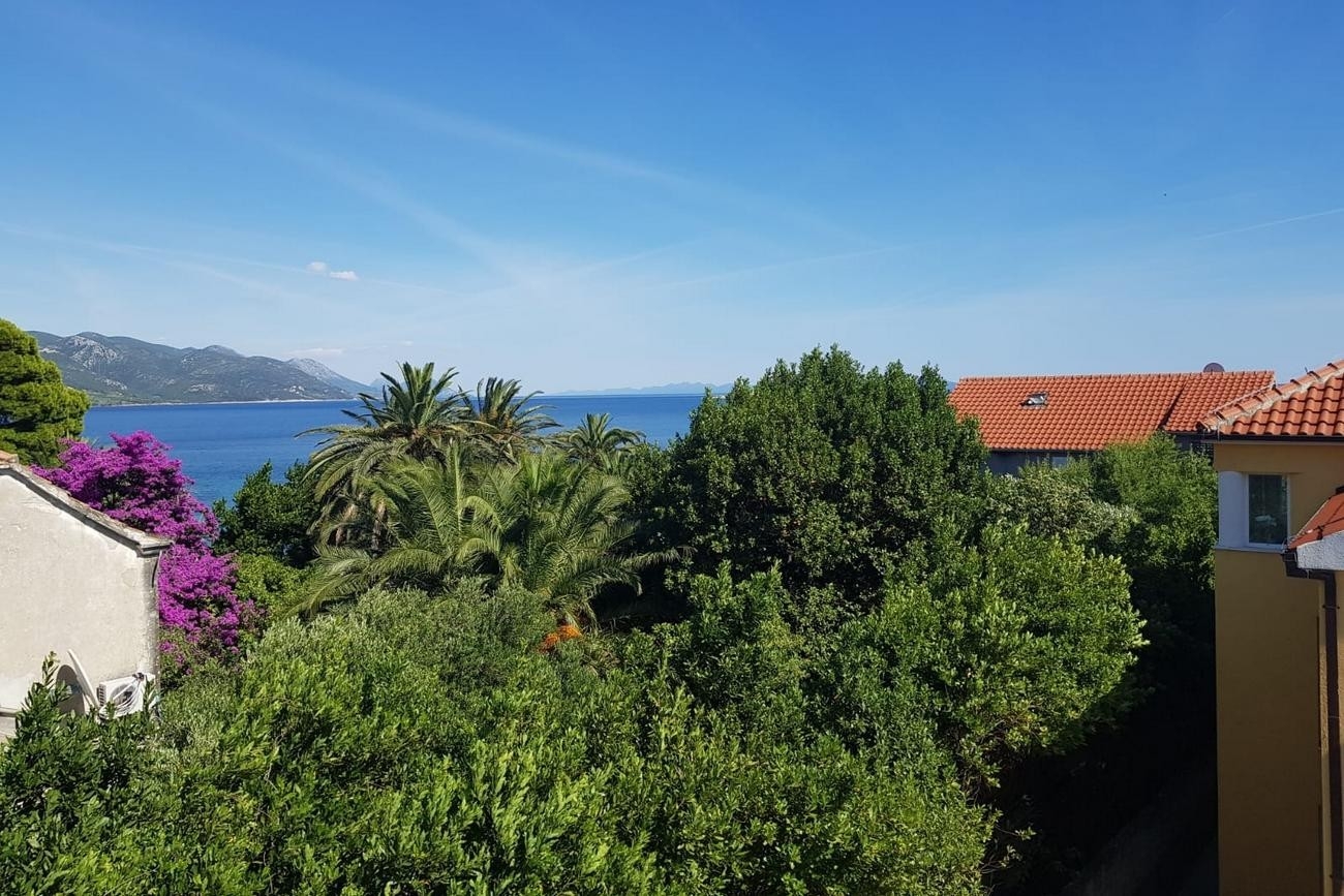 Two bedroom apartment with terrace Orebić, Pelješac  A-d