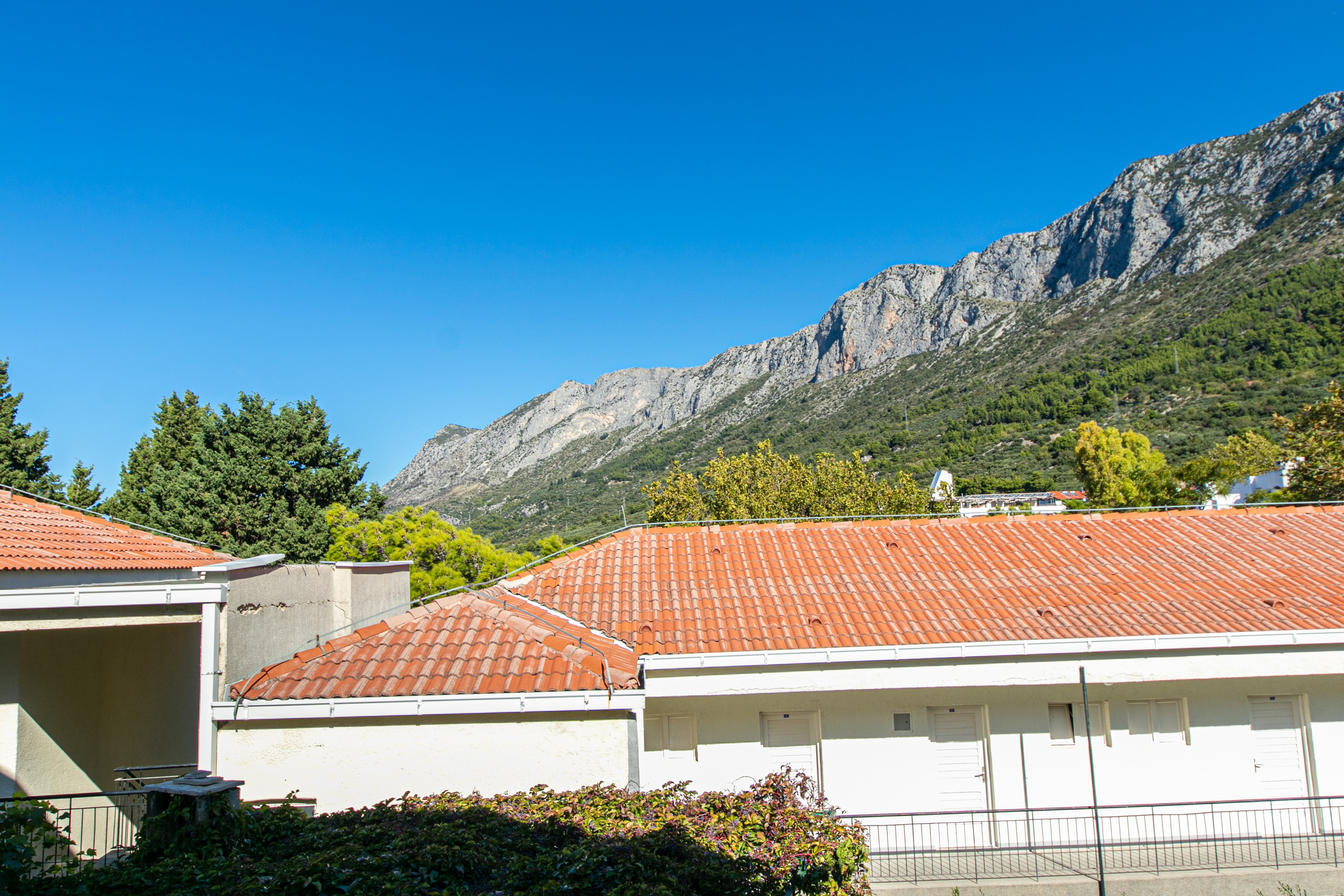 One bedroom apartment with terrace and sea view Gradac, Makarska  A-c