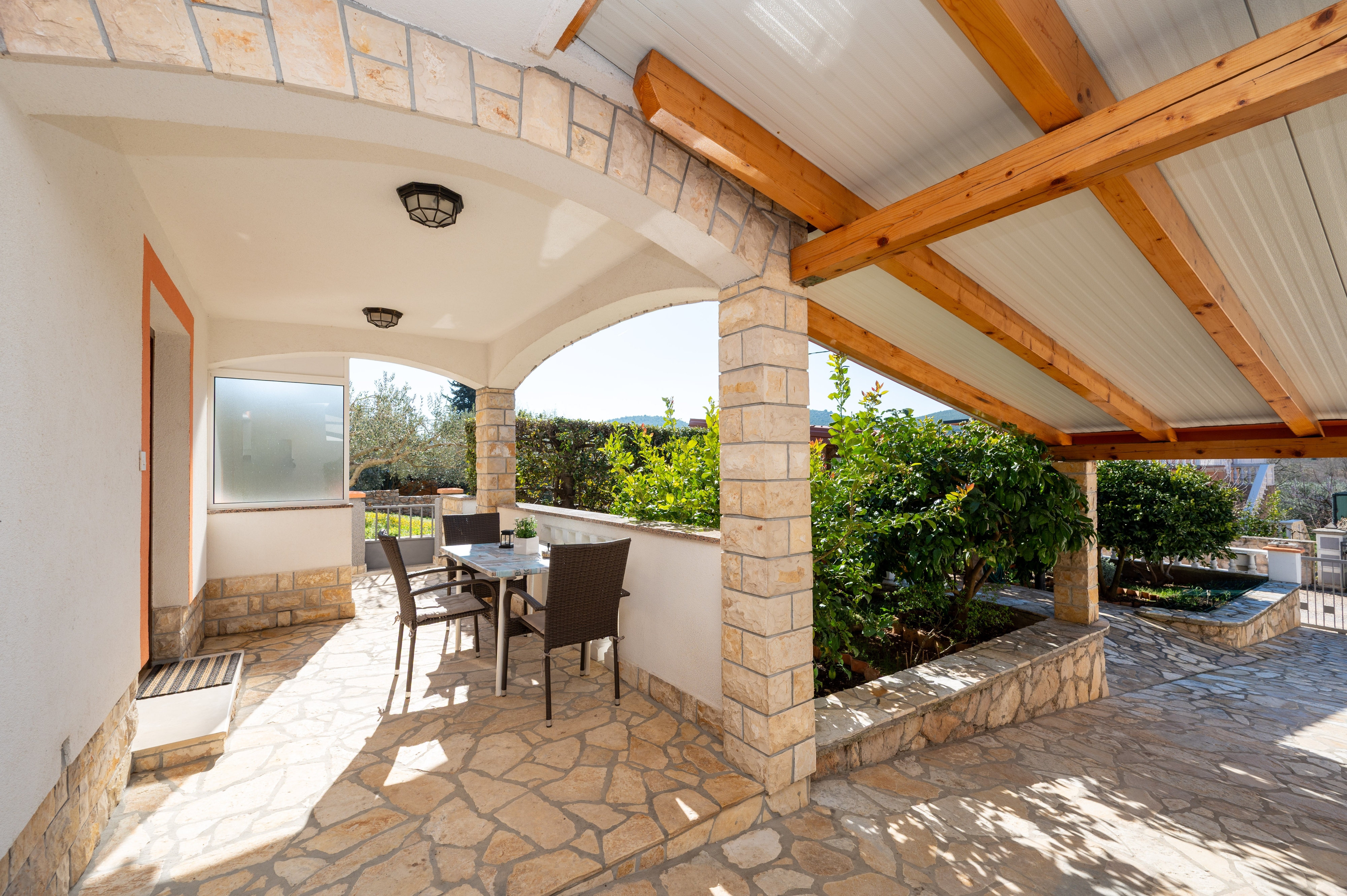 One bedroom apartment with terrace Mrljane, Pašman  A-a