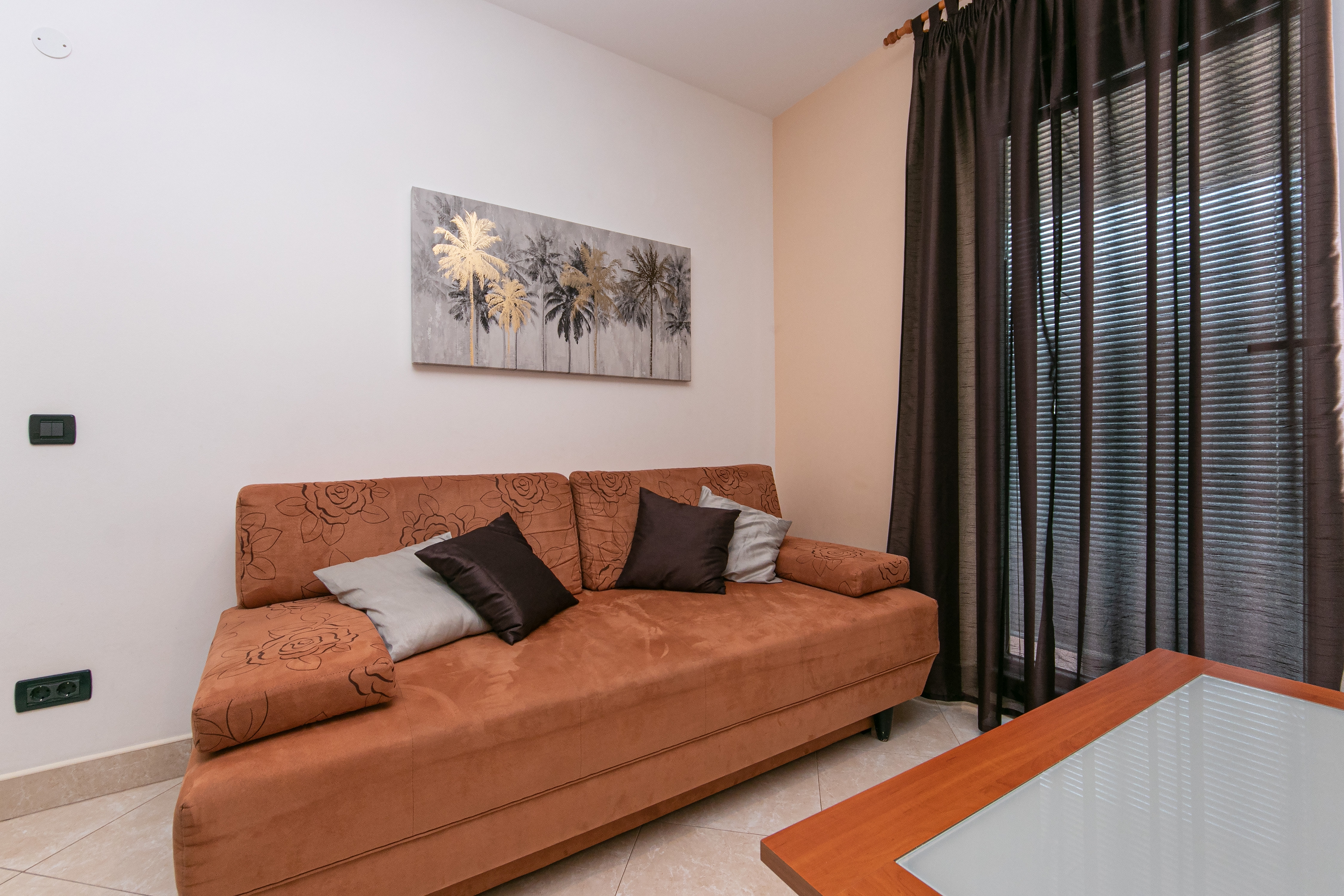 Two bedroom apartment with terrace and sea view Brela, Makarska (A-20065-a)