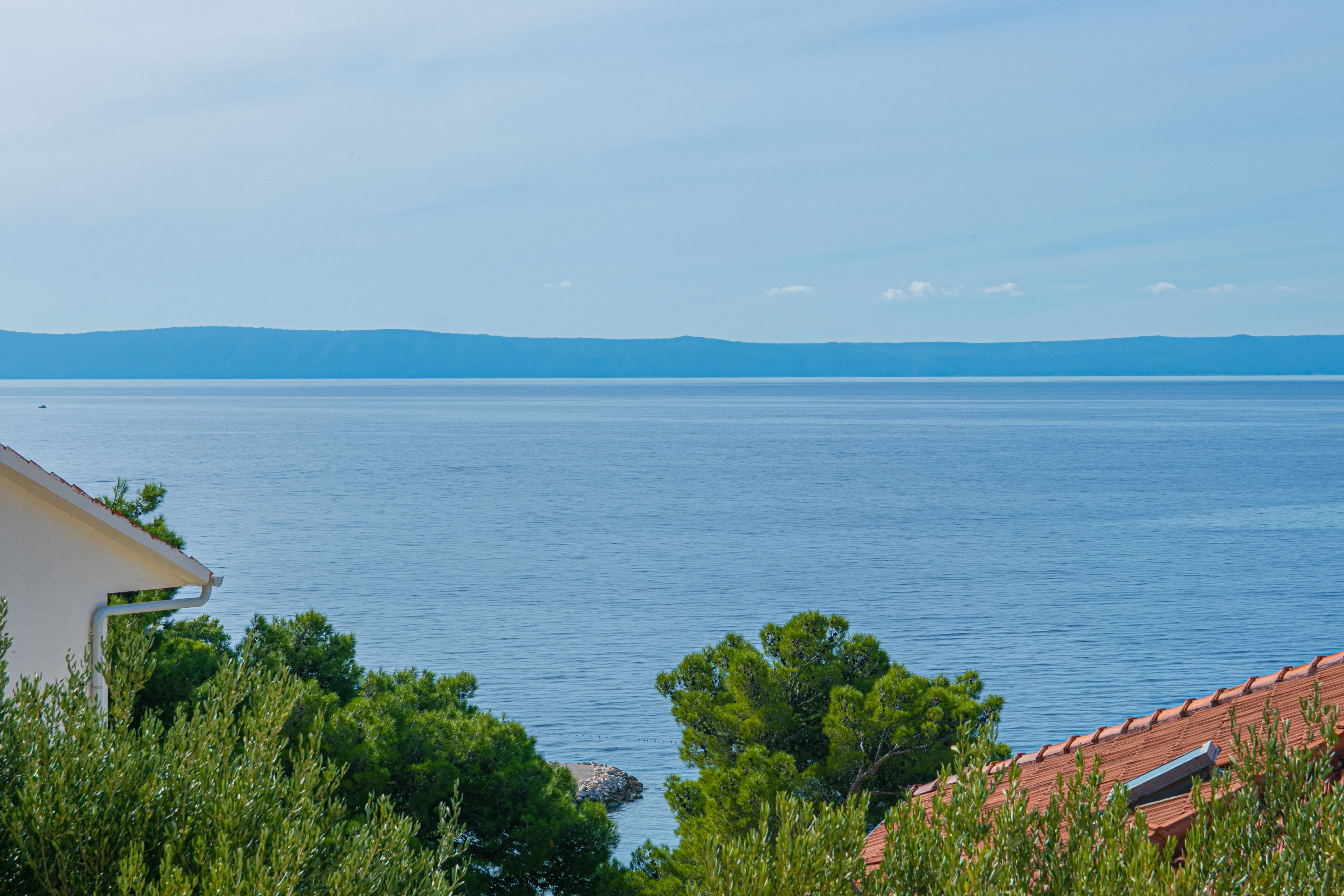 Studio flat with terrace and sea view Brela, Makarska  AS-a