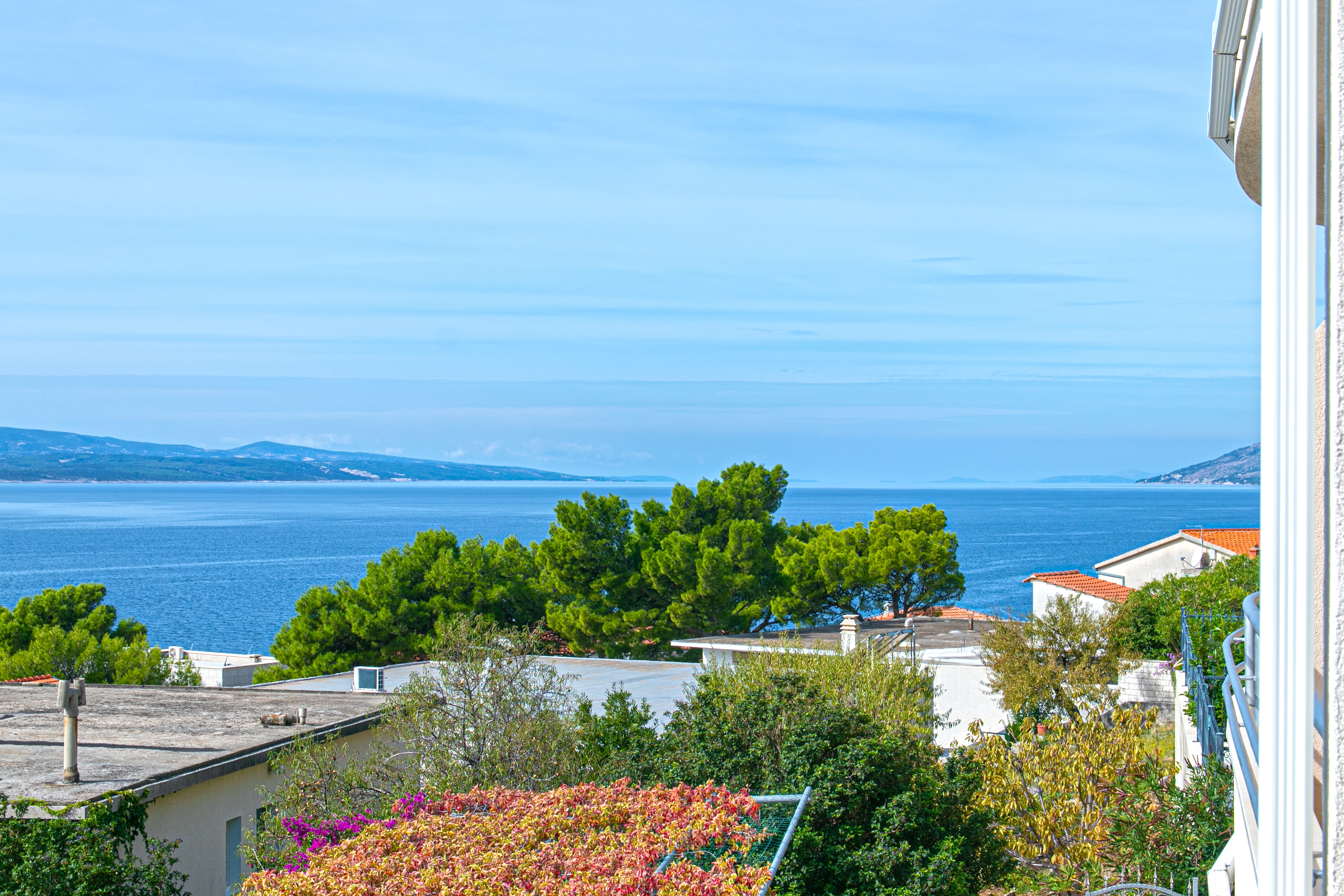 Studio flat with terrace and sea view Brela, Makarska  AS-a