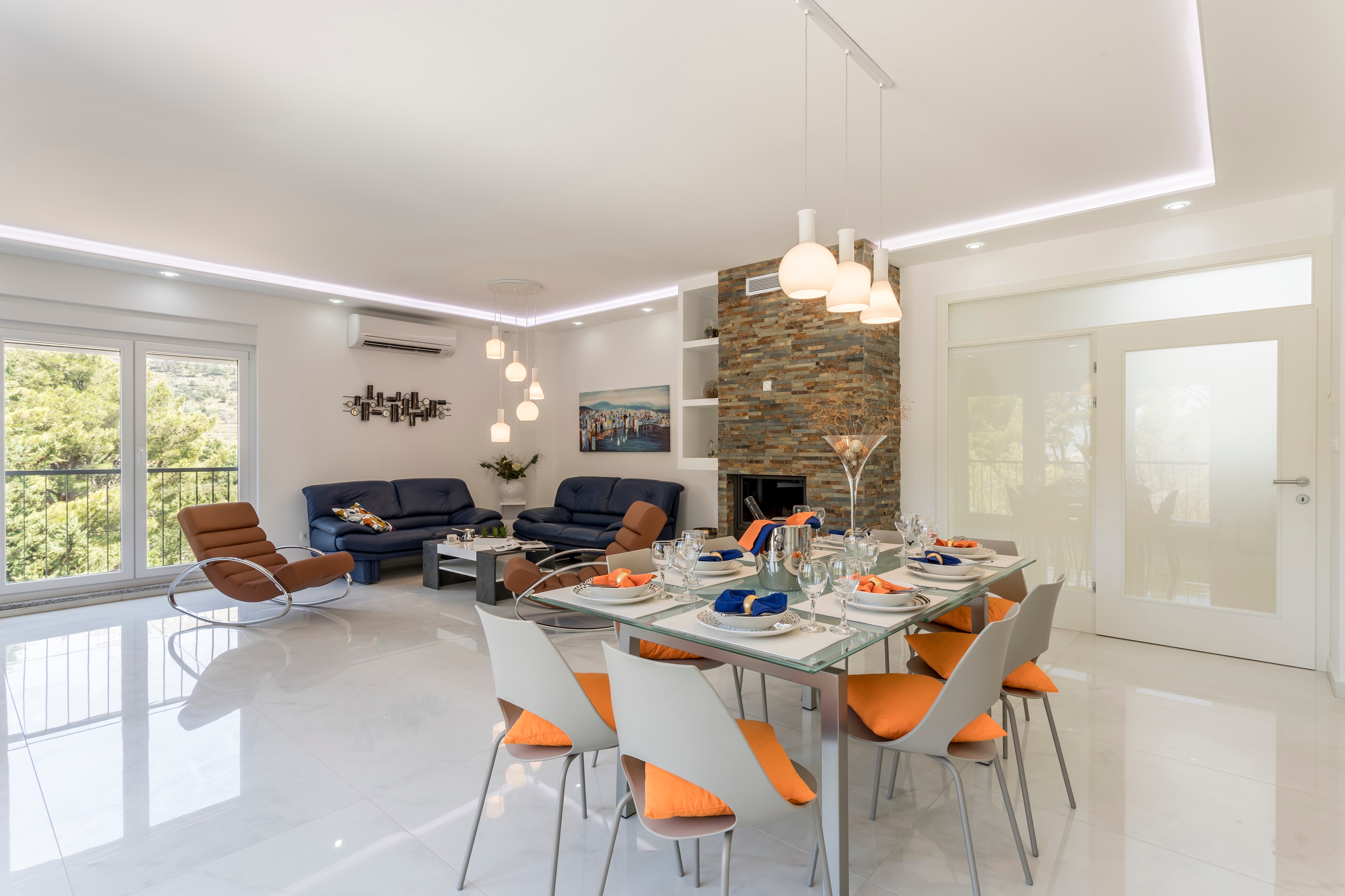 Four bedroom house with terrace Tugare, Omiš  K