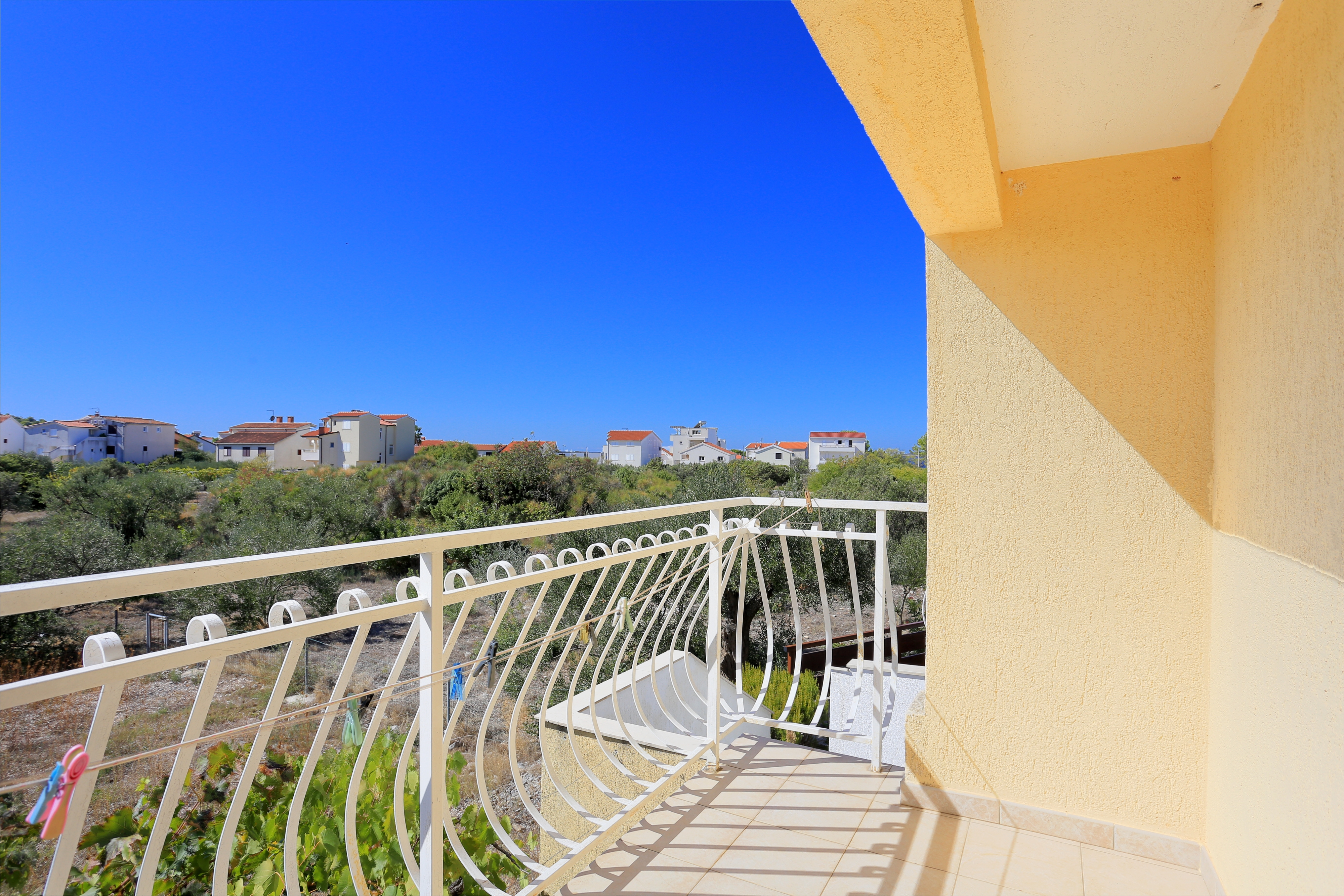 Two bedroom apartment with terrace and sea view Rogoznica  A-b