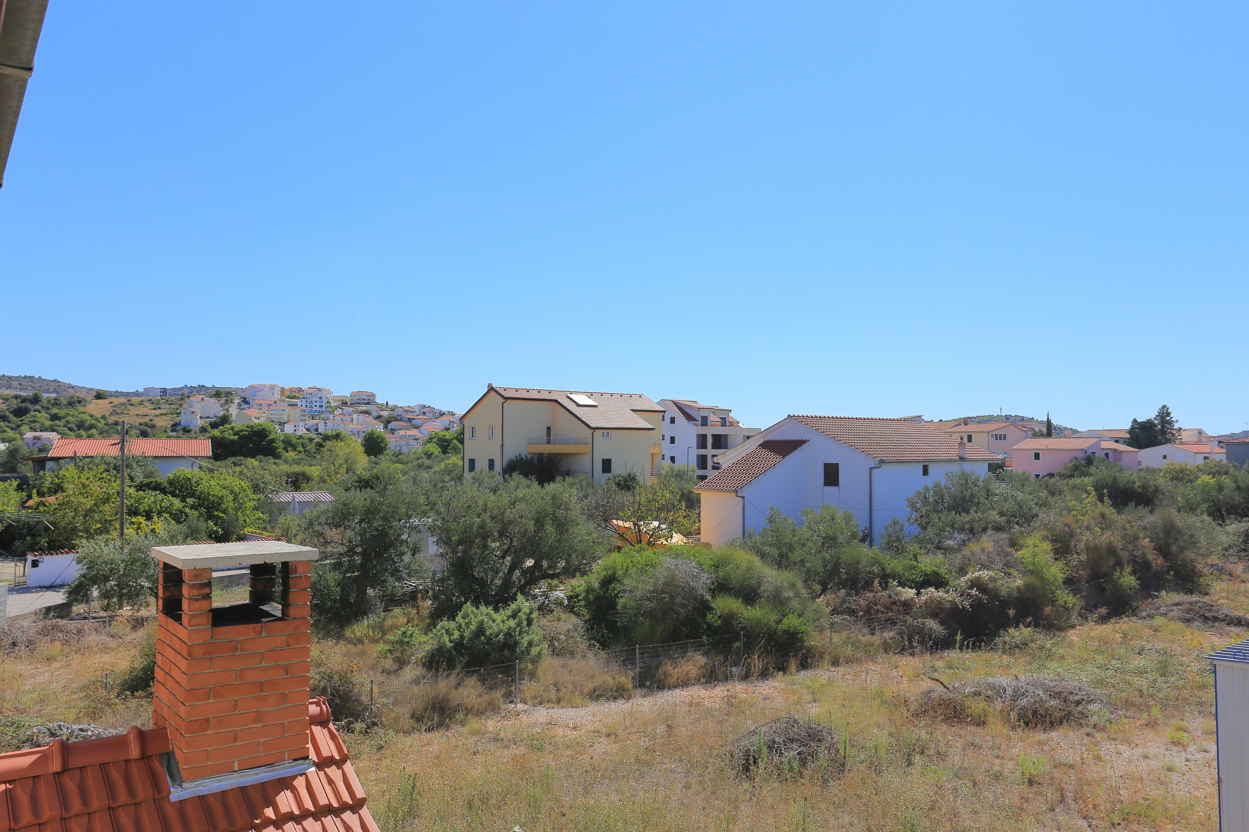 Two bedroom apartment with terrace and sea view Rogoznica  A-b