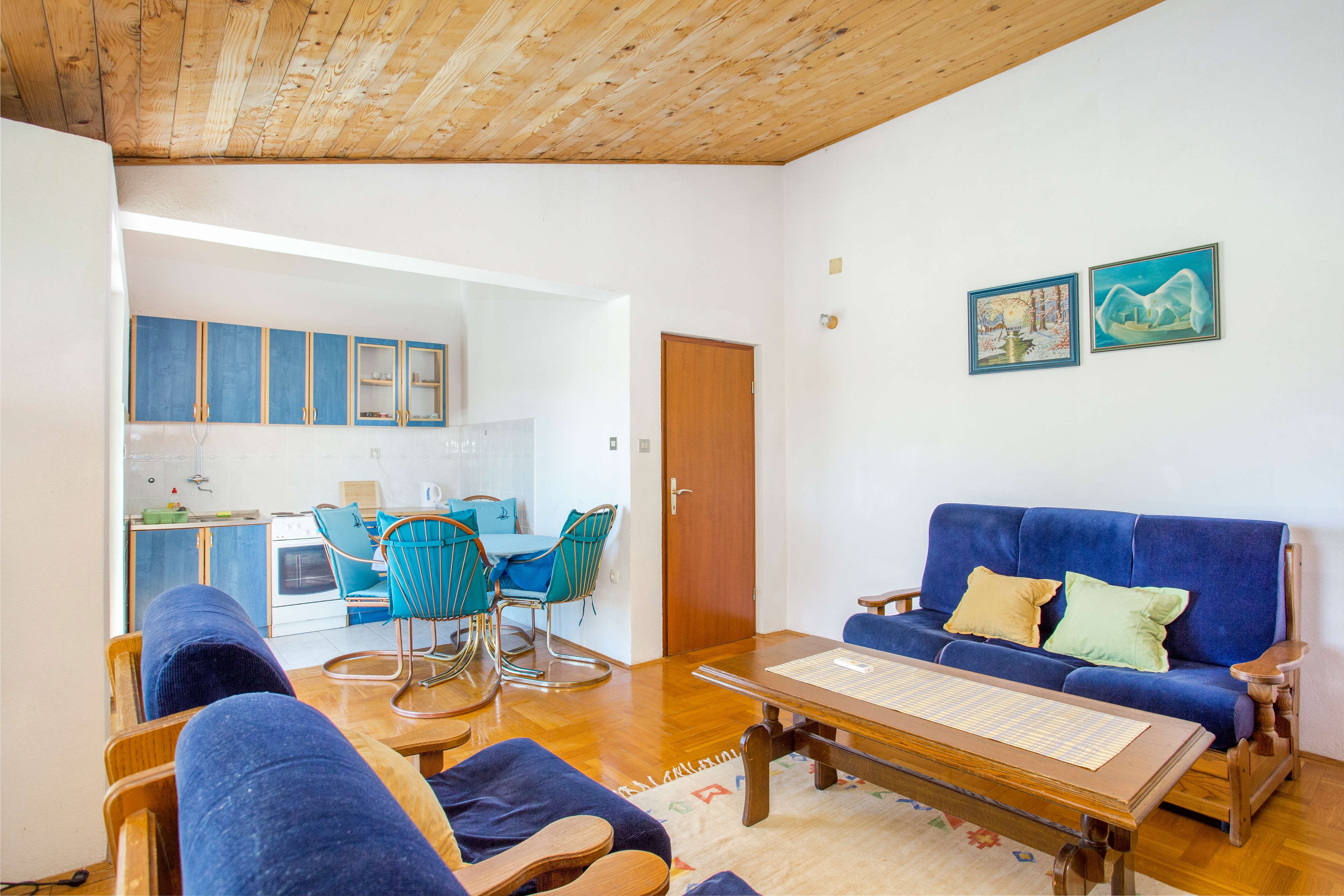 Two bedroom apartment with terrace and sea view Rogoznica (A-20077-b)