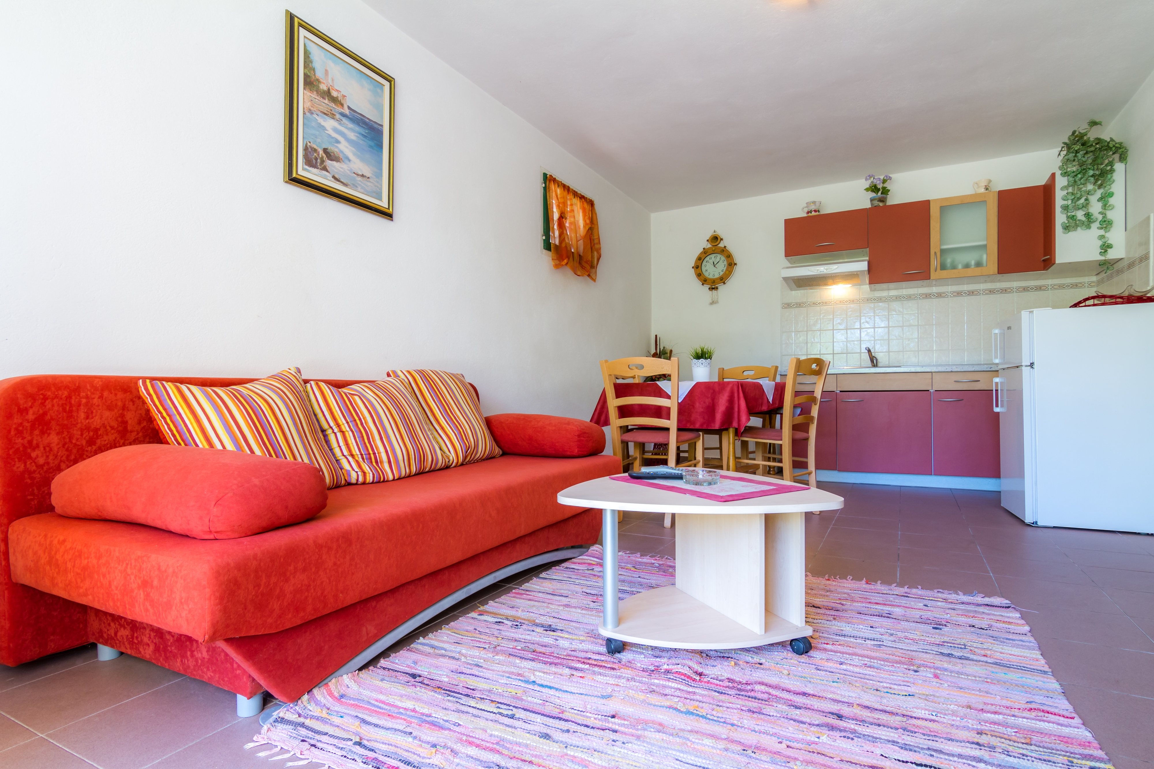 One bedroom apartment with terrace and sea view Barbat, Rab (A-20080-e)