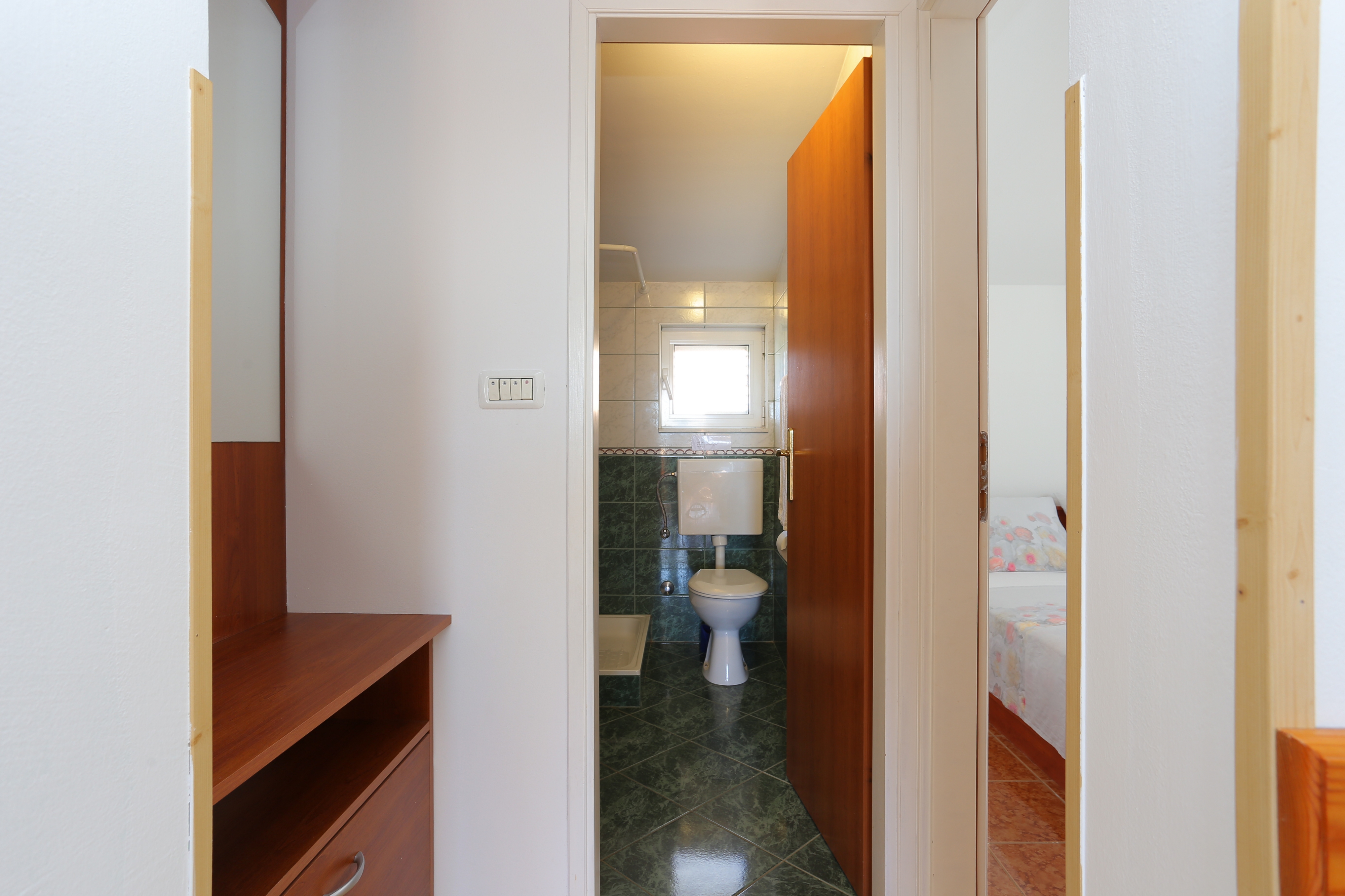Two bedroom apartment with terrace and sea view Kanica, Rogoznica  A-a
