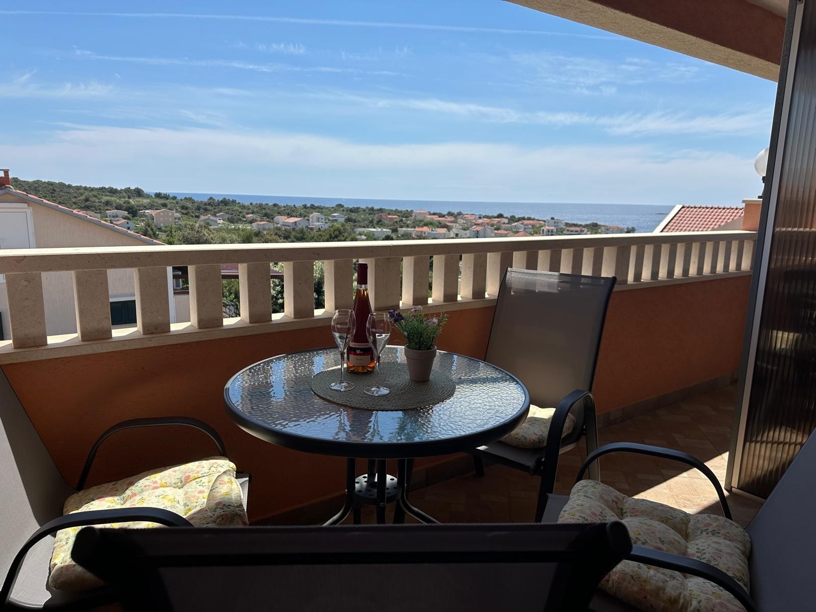 Two bedroom apartment with terrace and sea view Kanica, Rogoznica (A-20091-a)