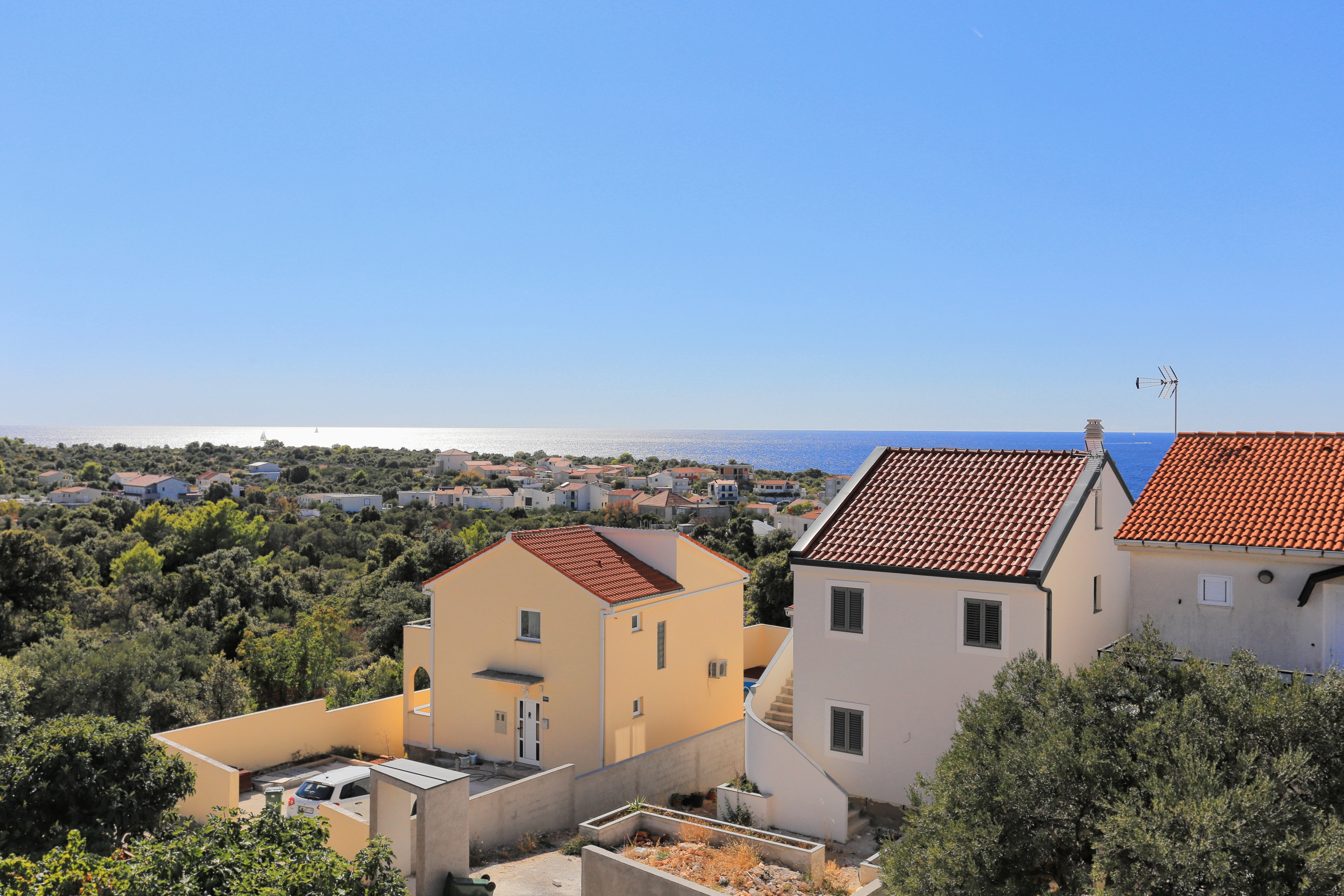 One bedroom apartment with terrace and sea view Kanica, Rogoznica (A-20091-b)