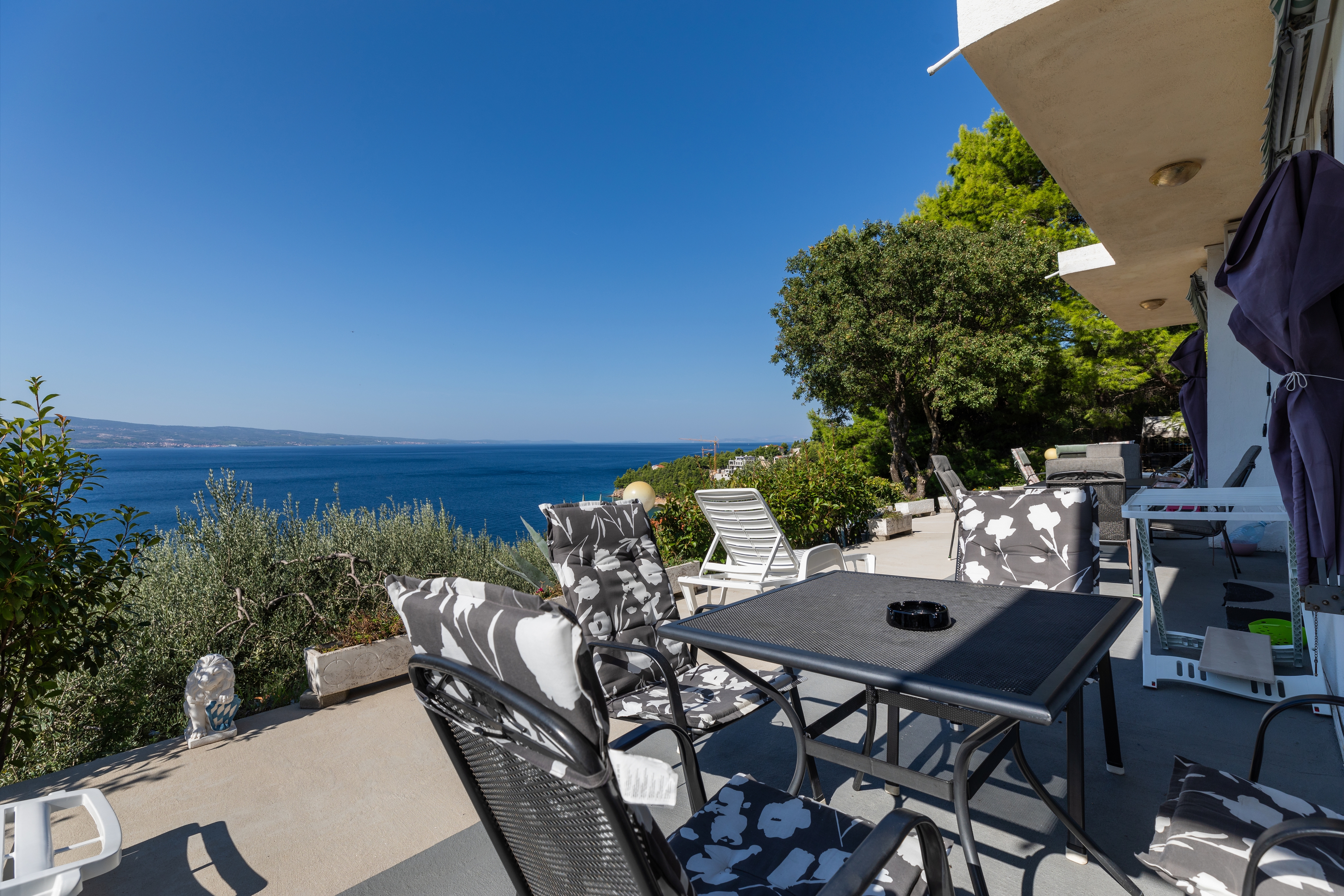 One bedroom apartment with terrace and sea view Stanići, Omiš  A-a