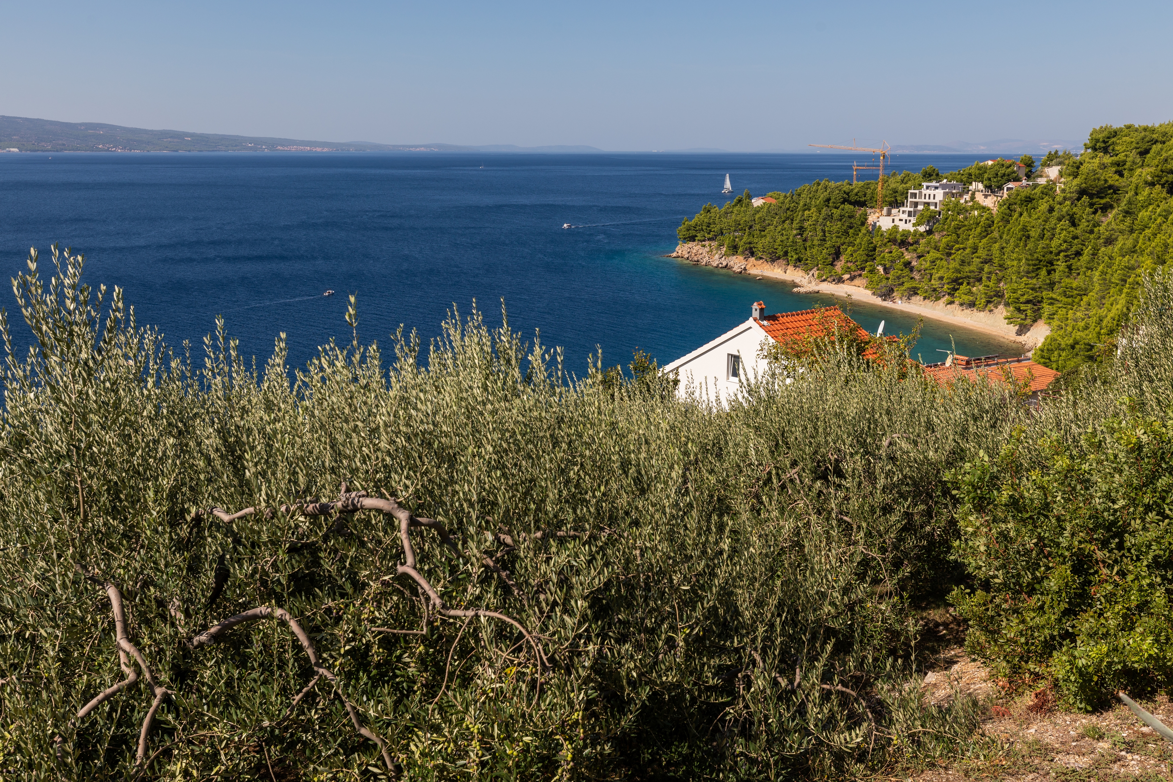 One bedroom apartment with terrace and sea view Stanići, Omiš  A-a