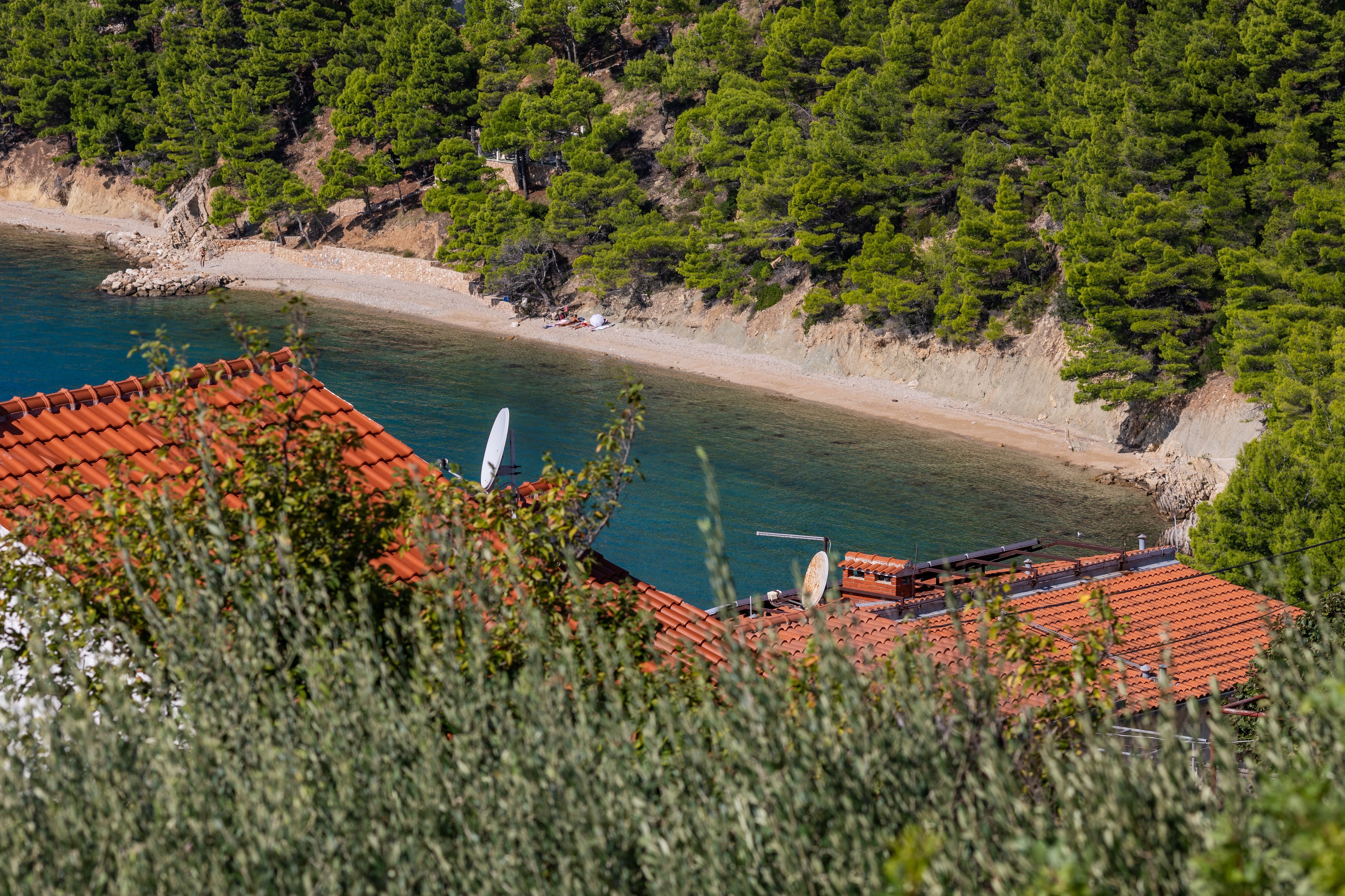 One bedroom apartment with terrace and sea view Stanići, Omiš  A-a
