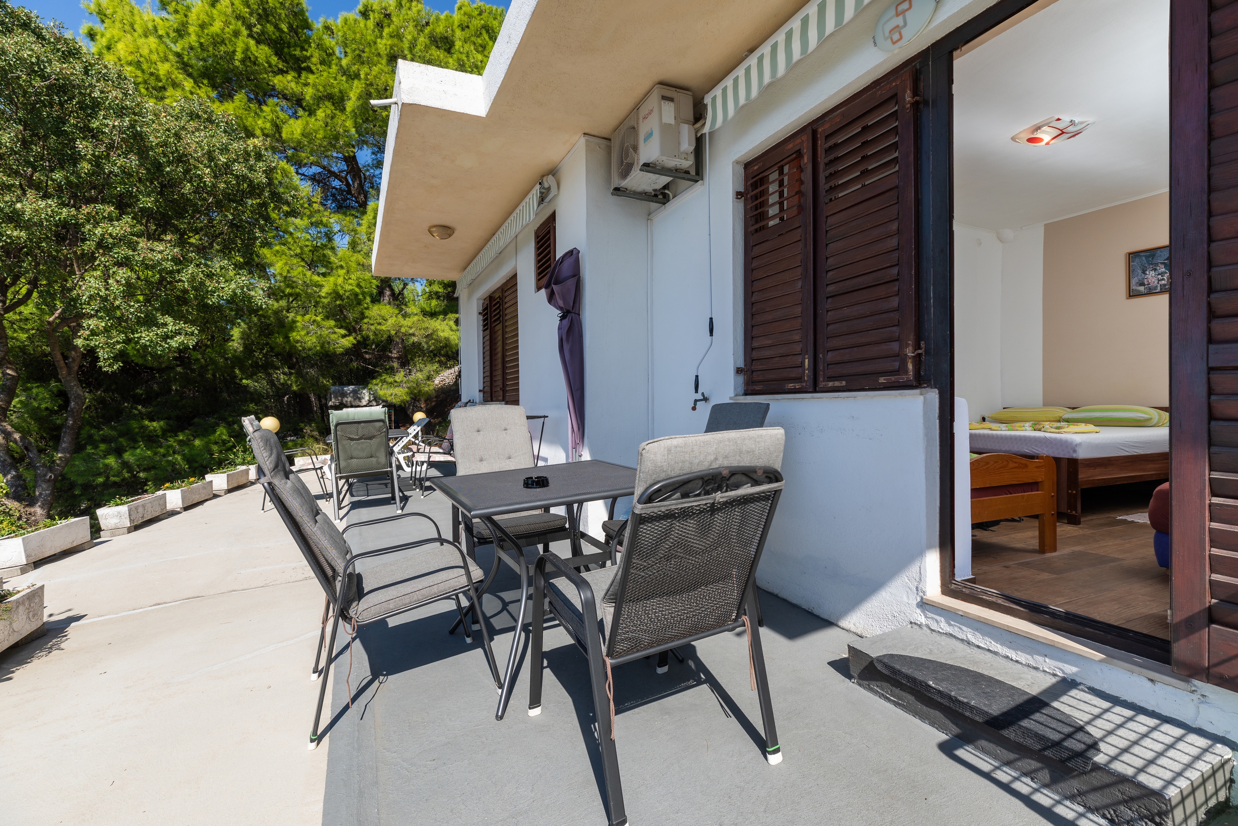 One bedroom apartment with terrace and sea view Stanići, Omiš  A-b