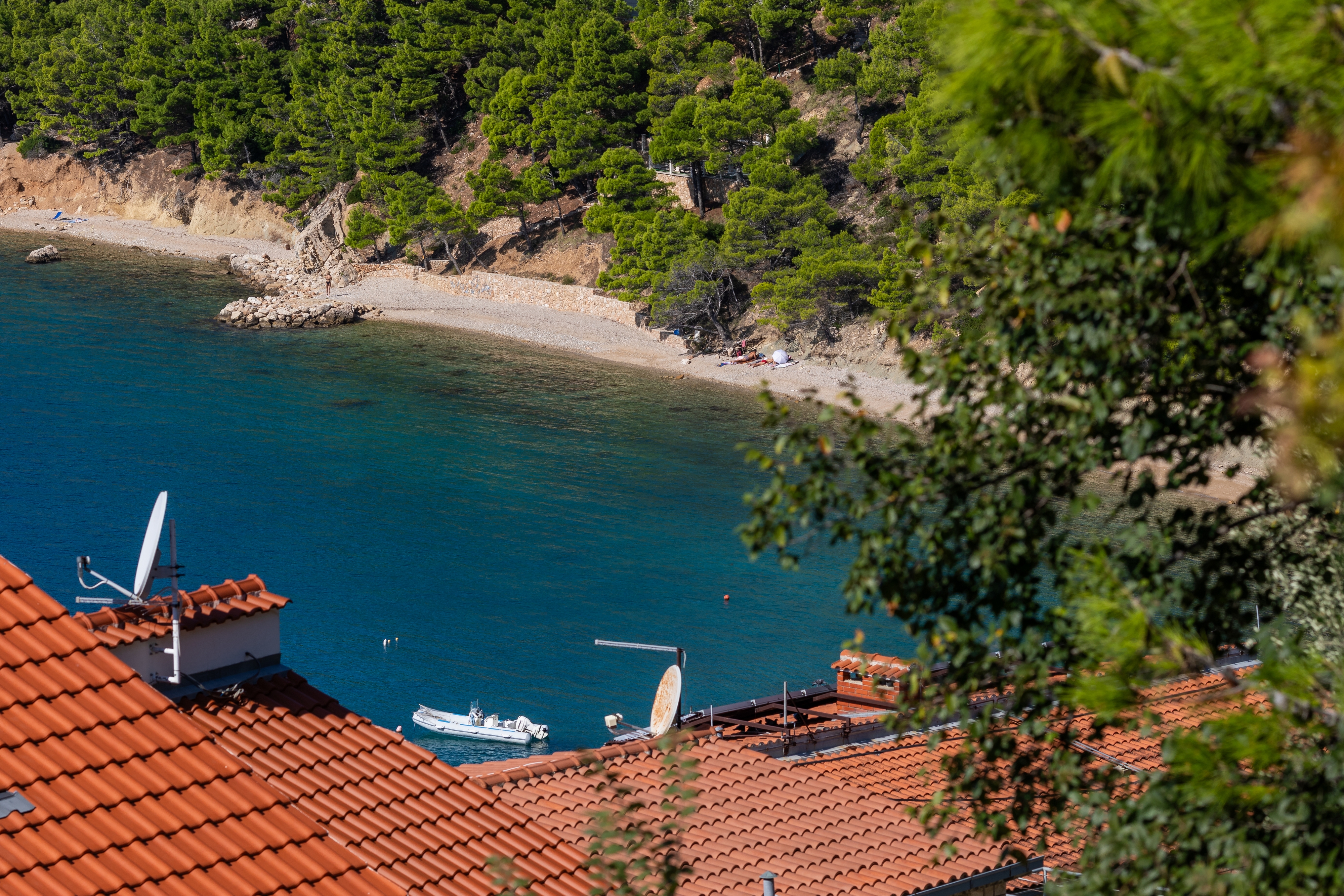 One bedroom apartment with terrace and sea view Stanići, Omiš  A-b