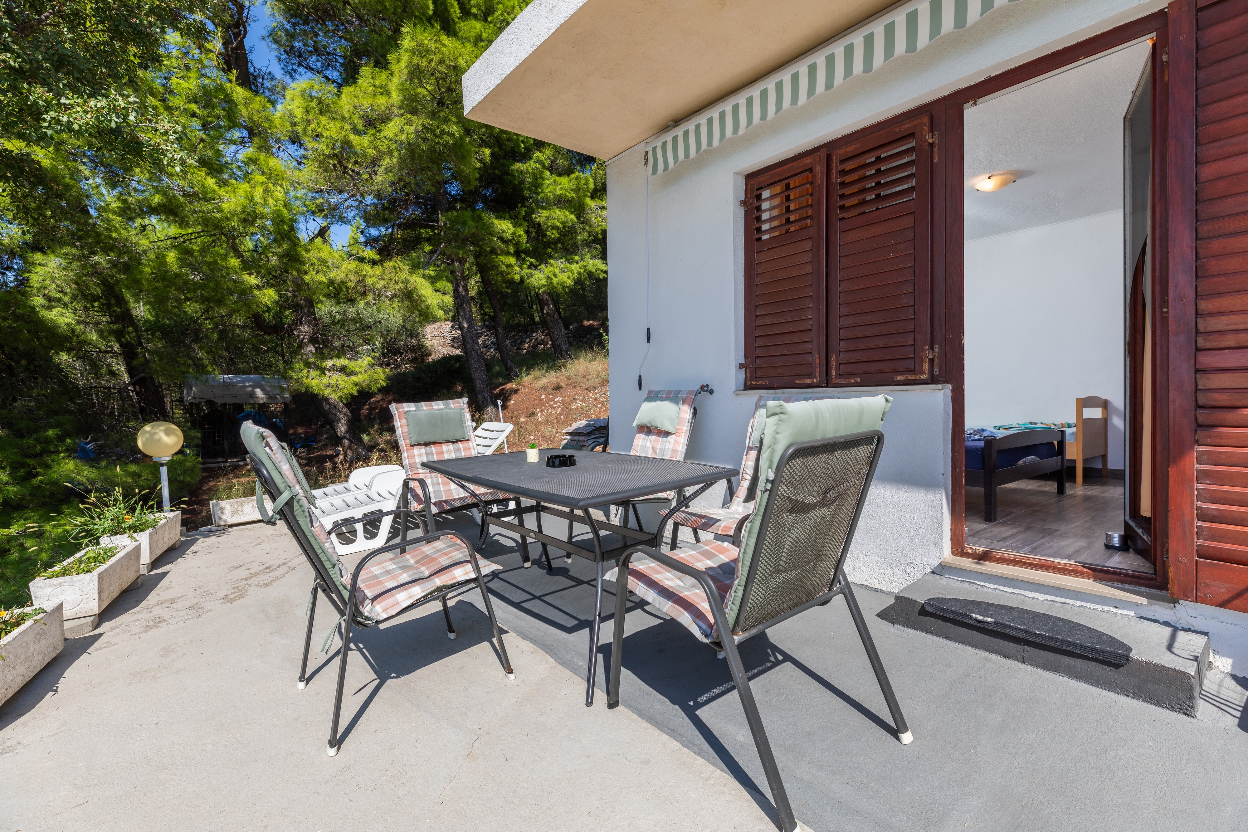 Two bedroom apartment with terrace and sea view Stanići, Omiš  A-c