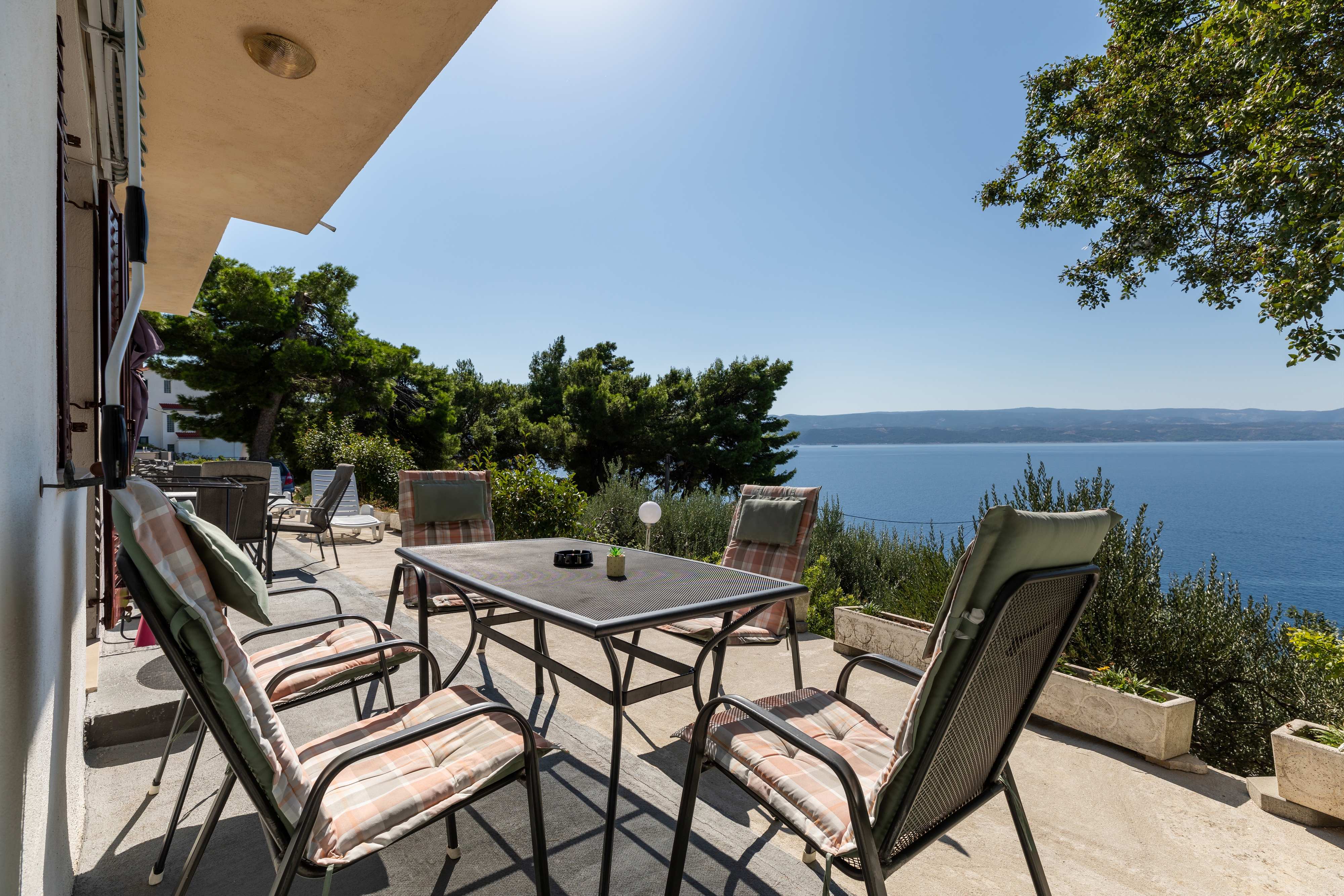 Two bedroom apartment with terrace and sea view Stanići, Omiš  A-c