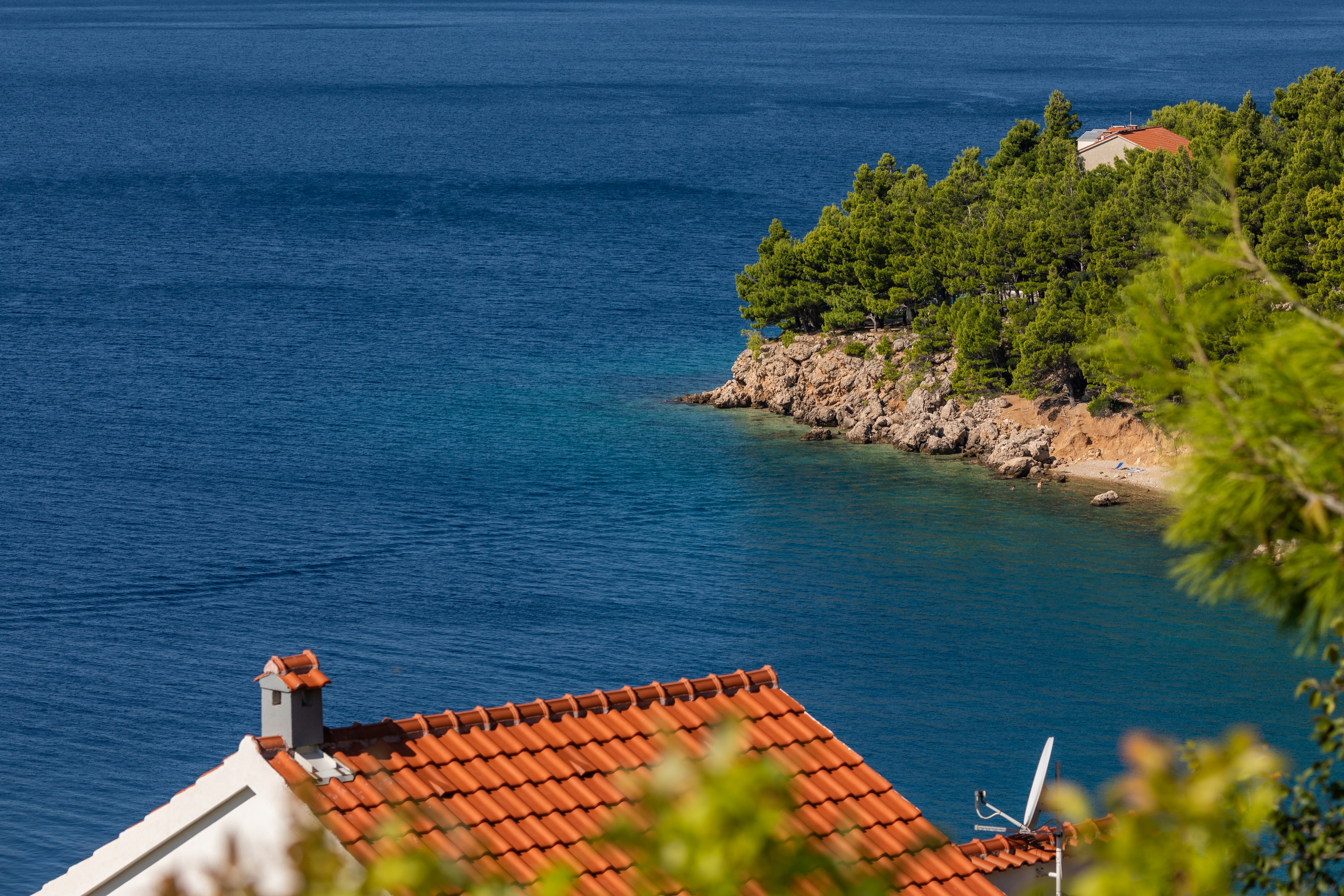 Two bedroom apartment with terrace and sea view Stanići, Omiš  A-c